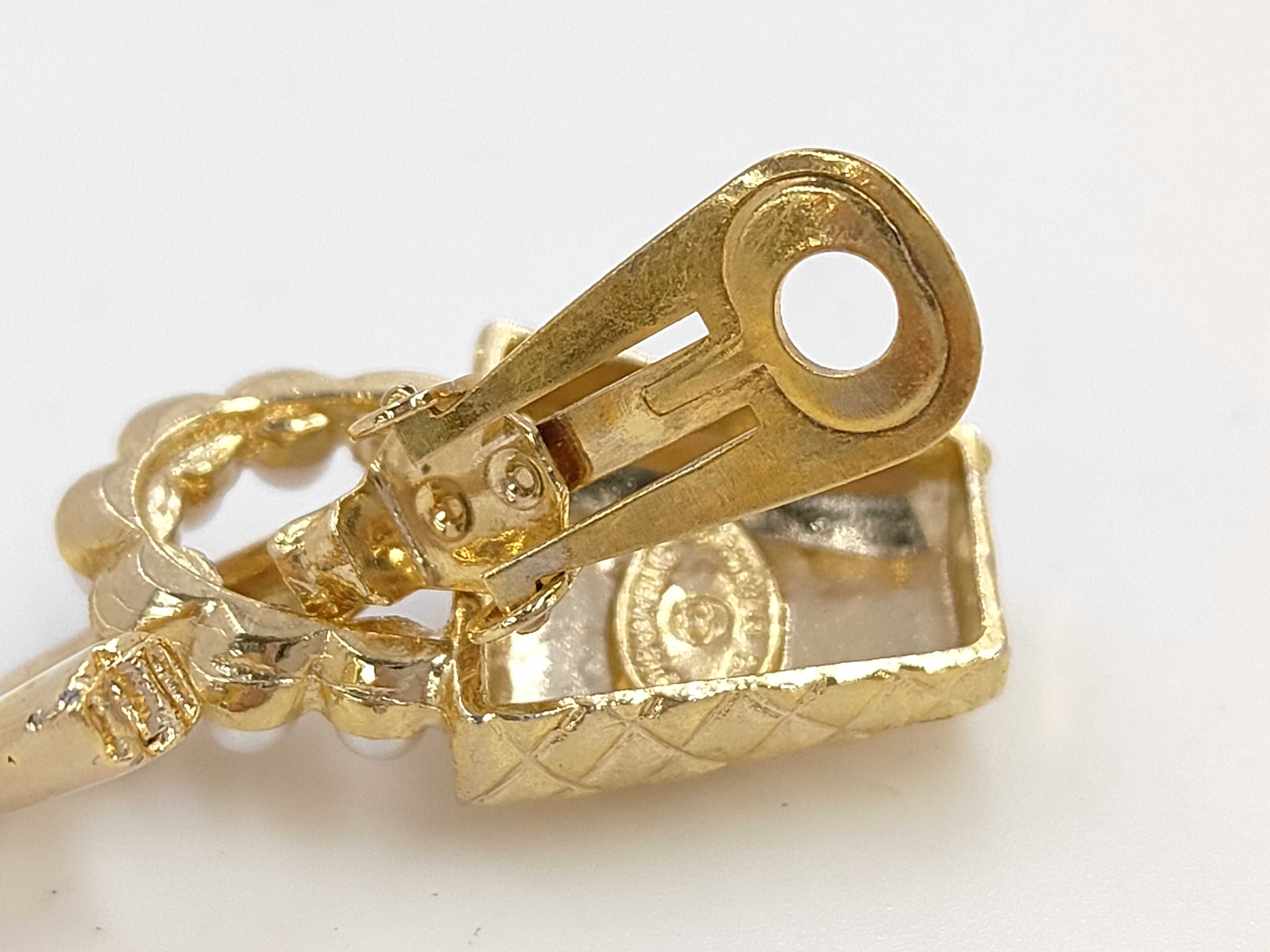 pearl matelassé earrings — view 5