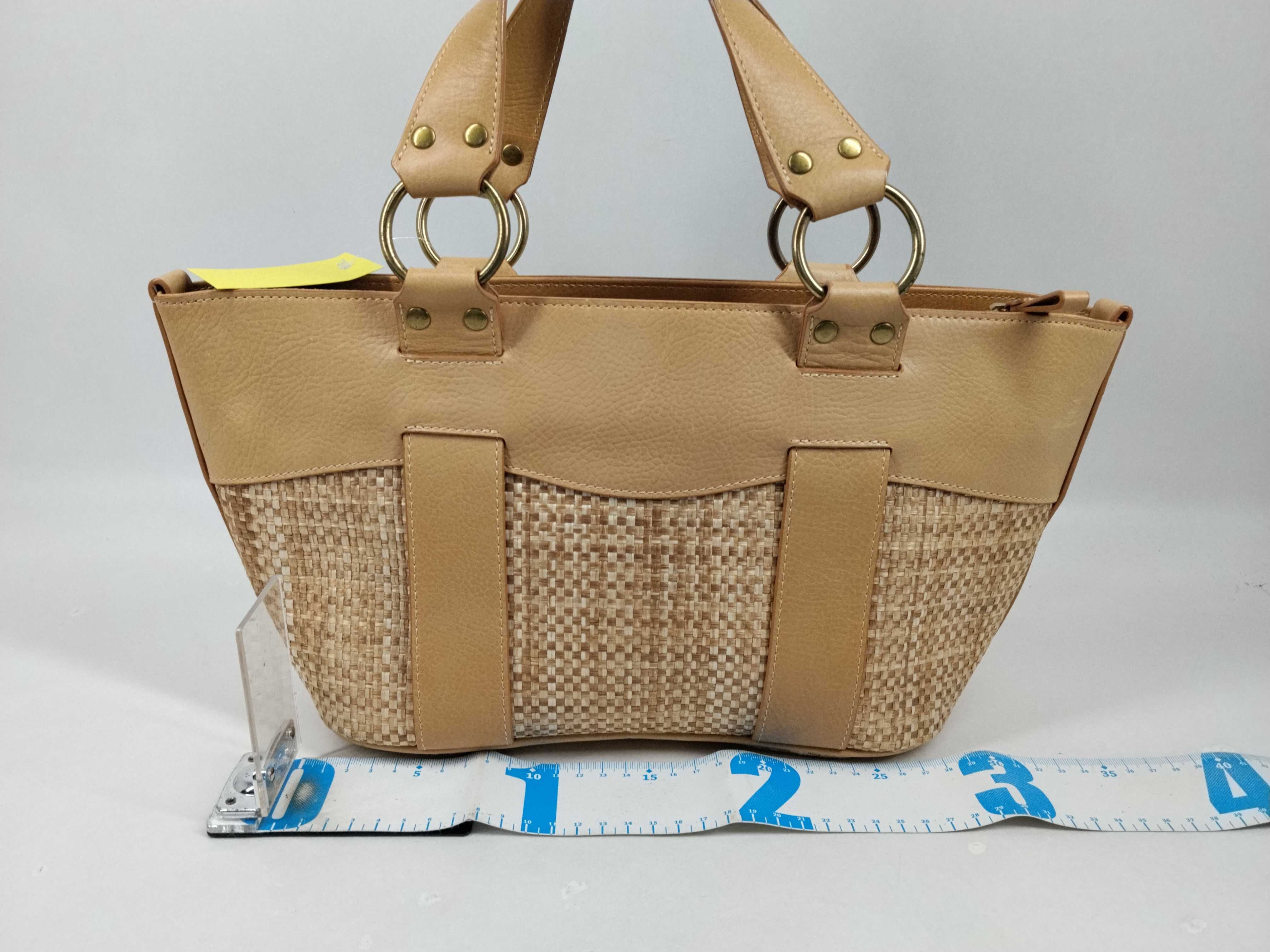 straw bag tote bag — view 2
