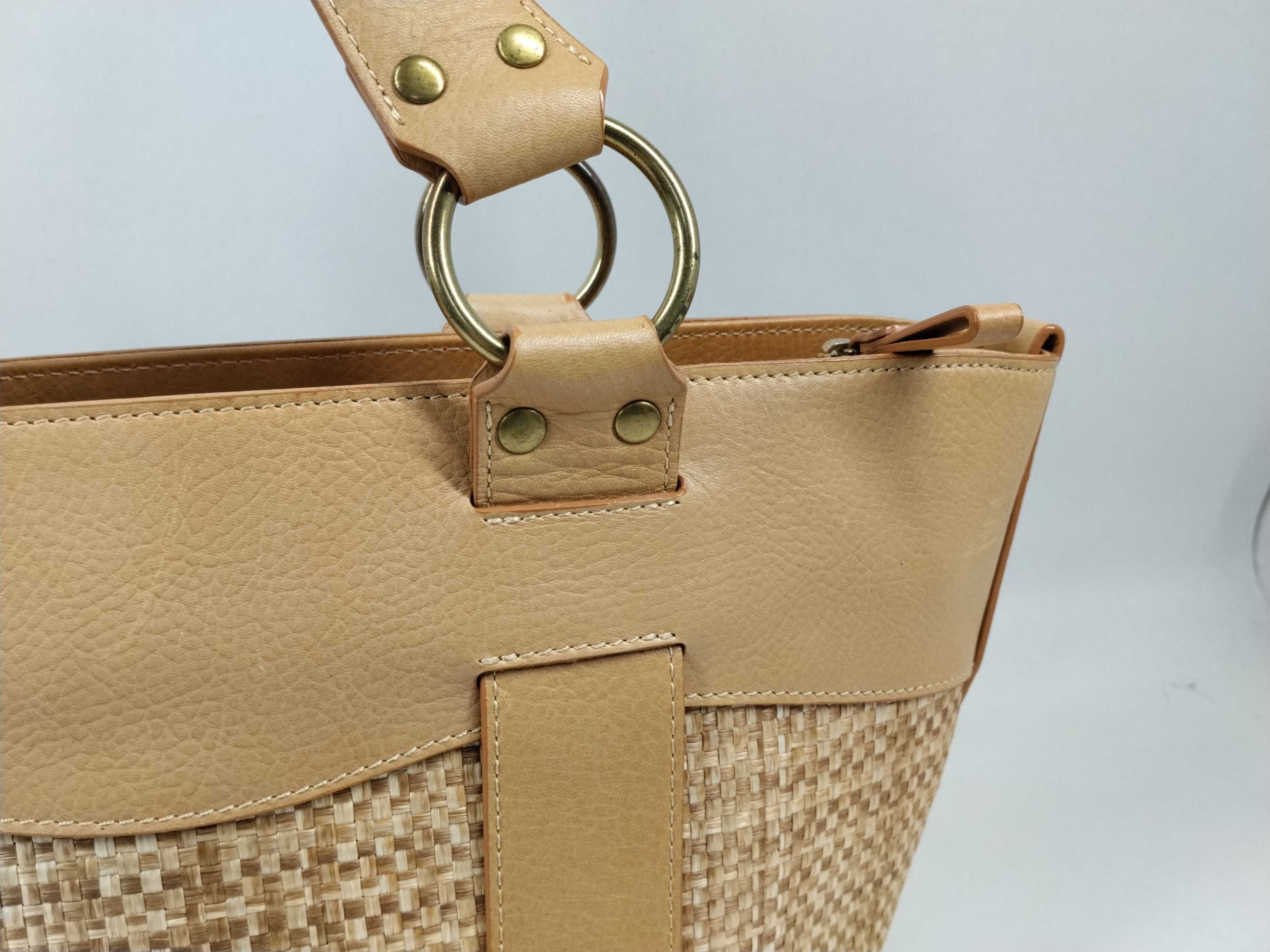 straw bag tote bag — view 3