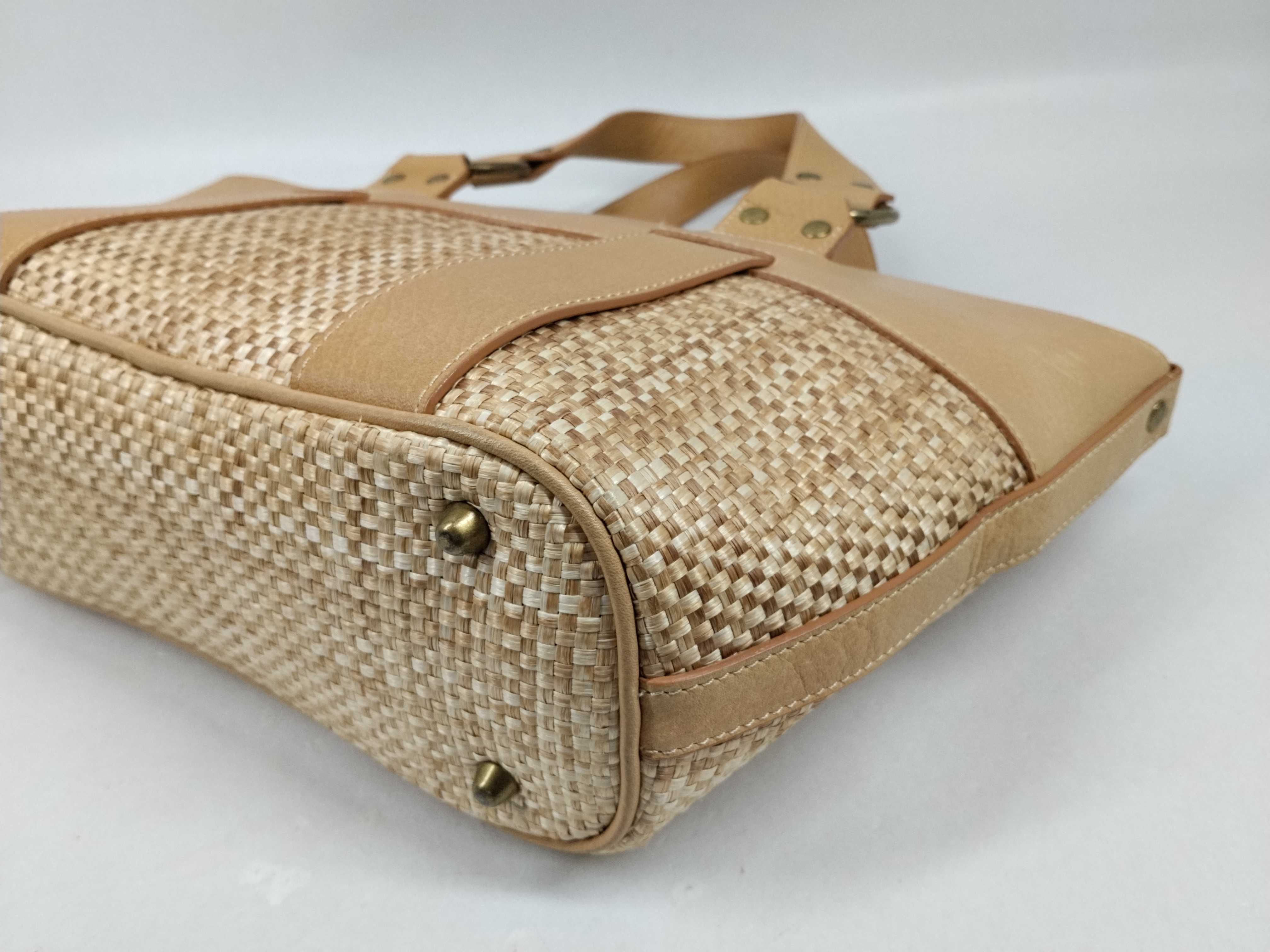 straw bag tote bag — view 6
