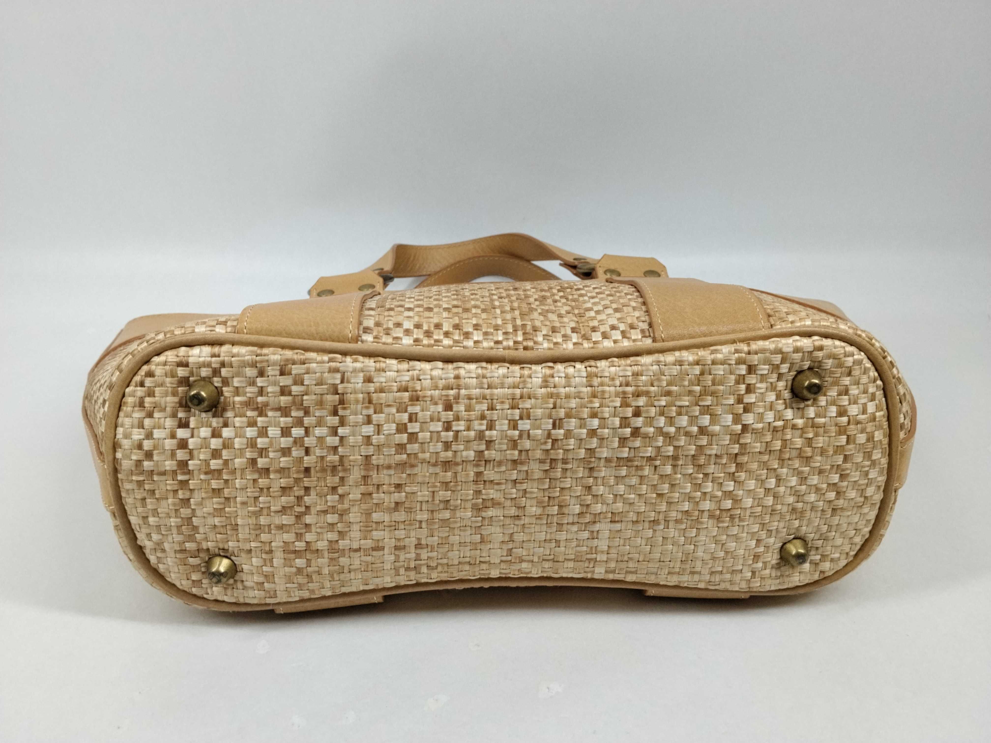 straw bag tote bag — view 7