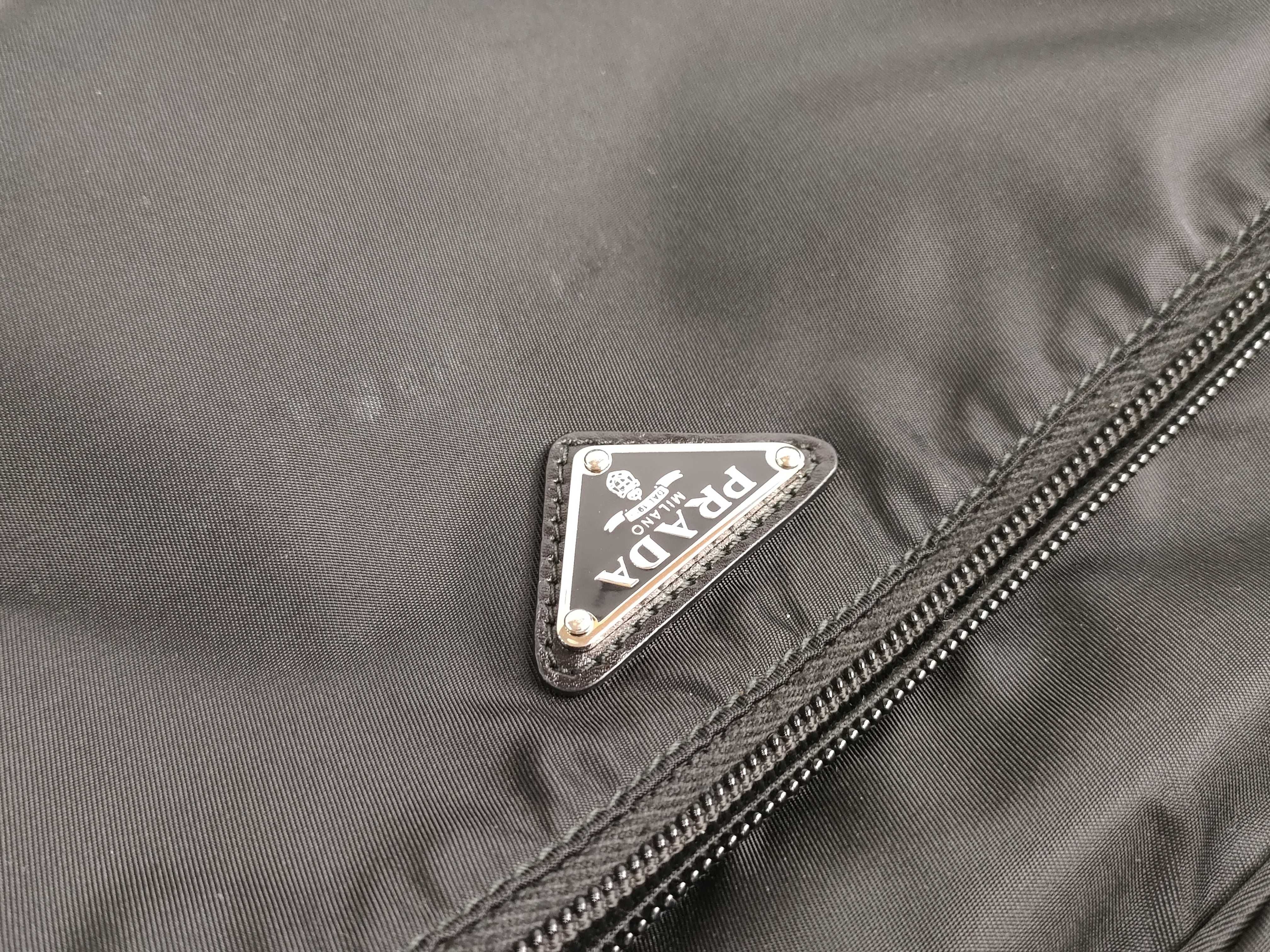 Nylon Camera Bag Shoulder Bag (Current Model) with Triangle Logo — view 15