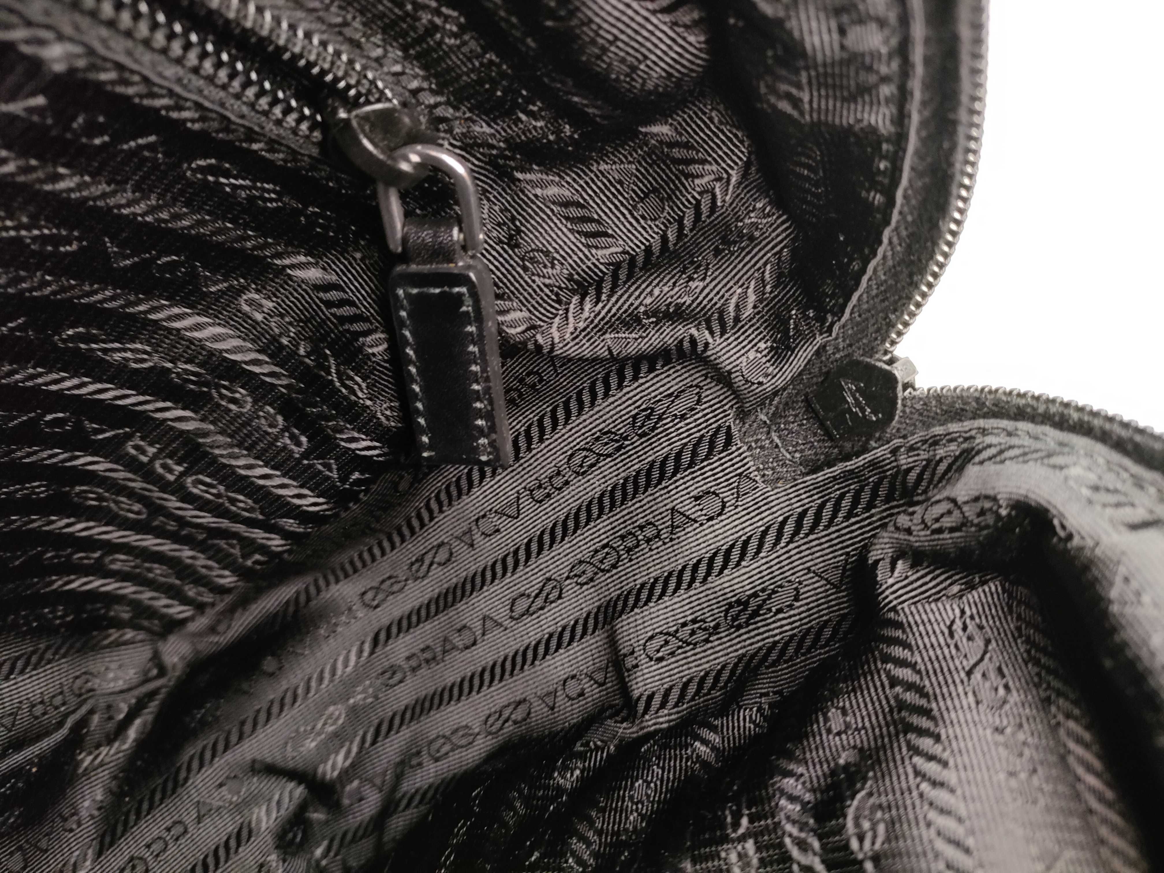 Nylon Camera Bag Shoulder Bag (Current Model) with Triangle Logo — view 9