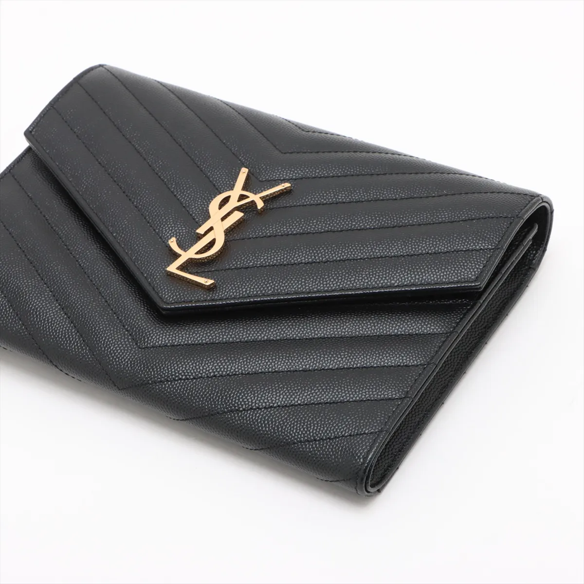 Leather Clutch Bag Black 617662 — view 3