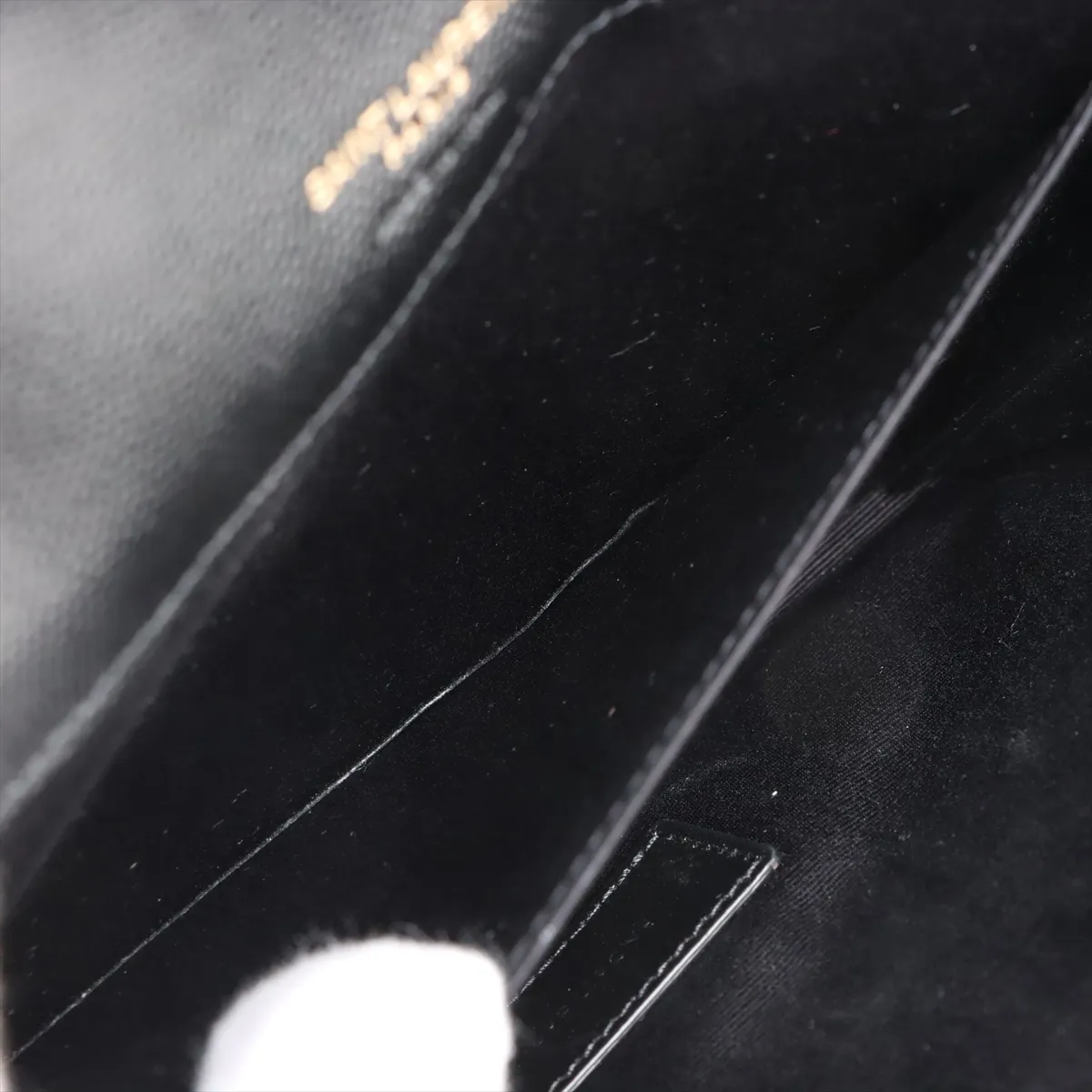 Leather Clutch Bag Black 617662 — view 6