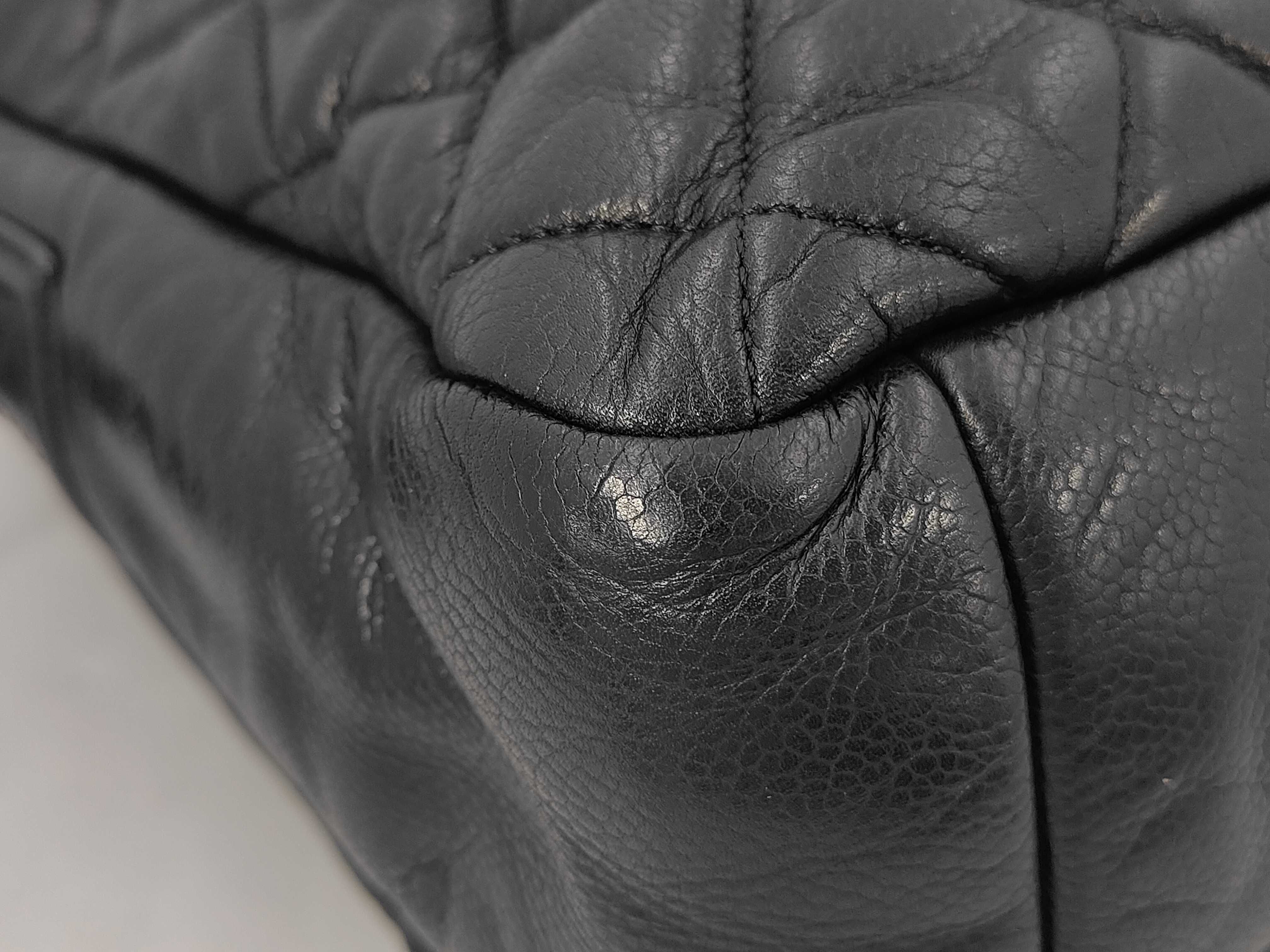 Coco Cocoon Caviar Skin Black Shoulder Bag — view 3