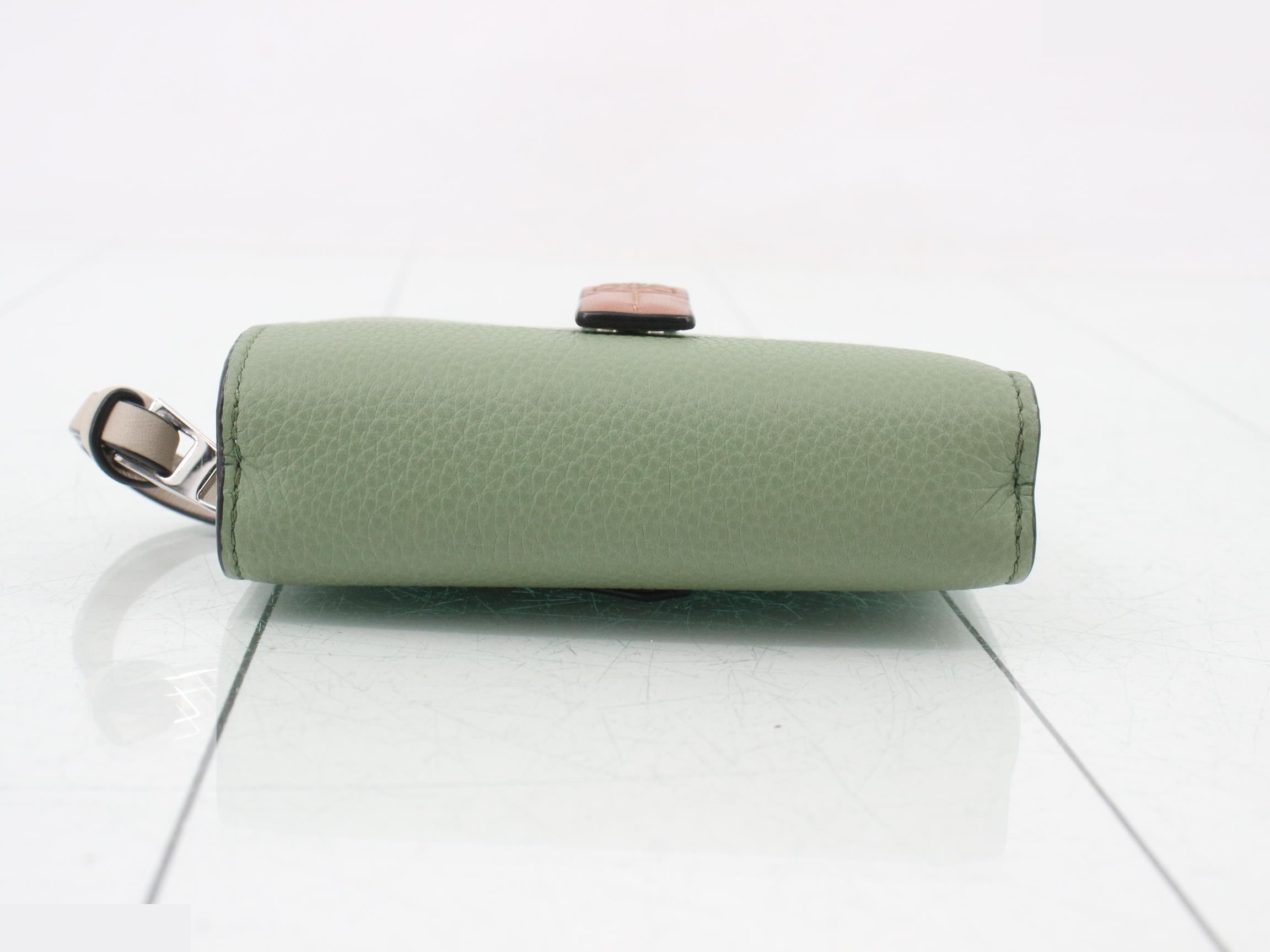 Other lines: Bags & Wallets - Anagram Tri-fold Wallet - Green — view 3