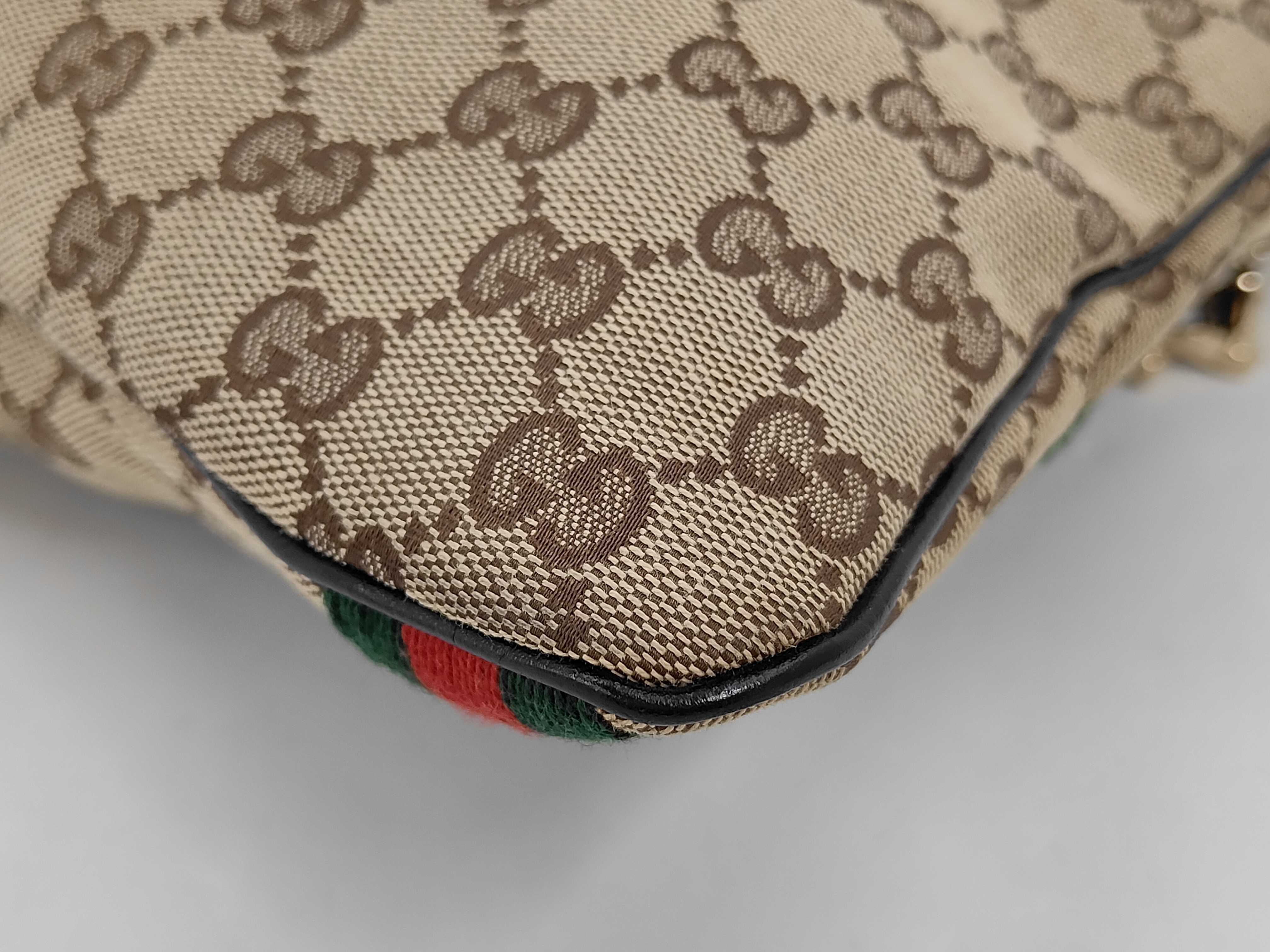 144388 GG Canvas Sherry Line Shoulder Bag — view 3