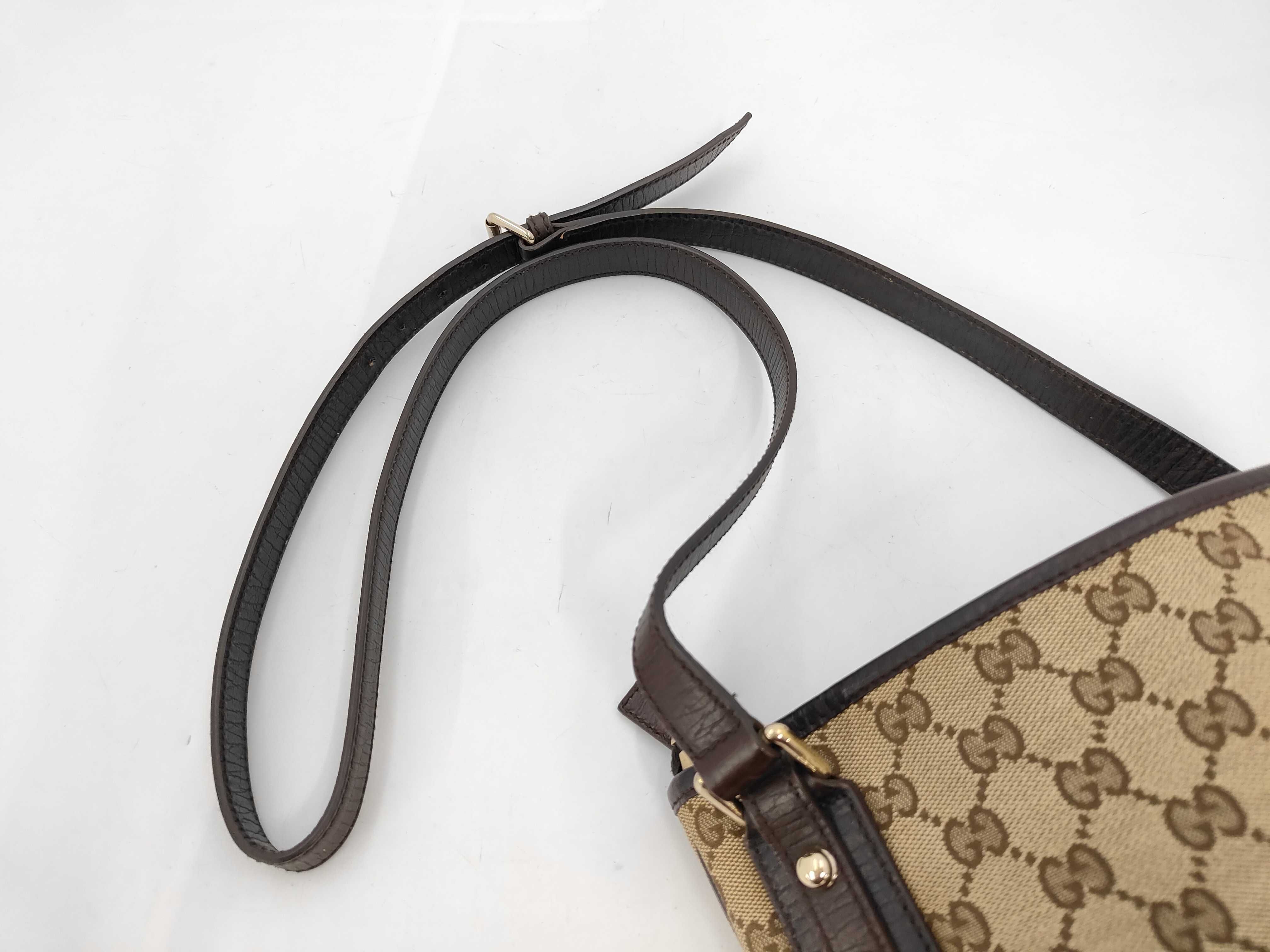 144388 GG Canvas Sherry Line Shoulder Bag — view 5
