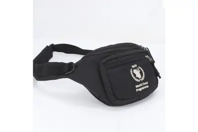 Logo embroidery, 539522, leather and nylon, 2-way body bag