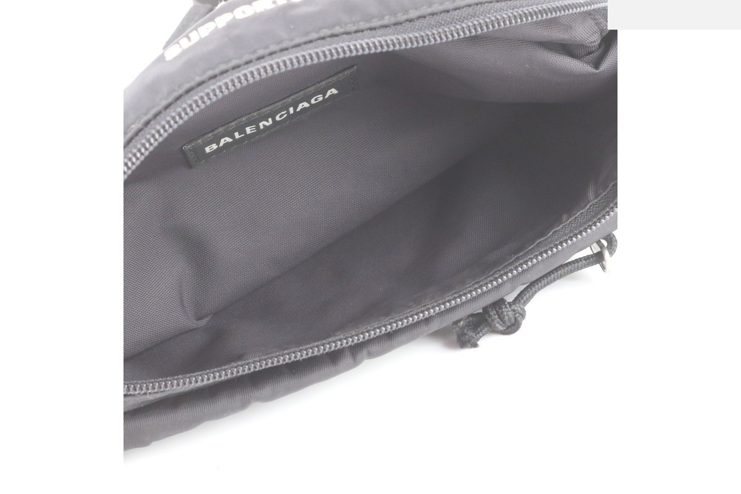 Logo embroidery, 539522, leather and nylon, 2-way body bag — view 8