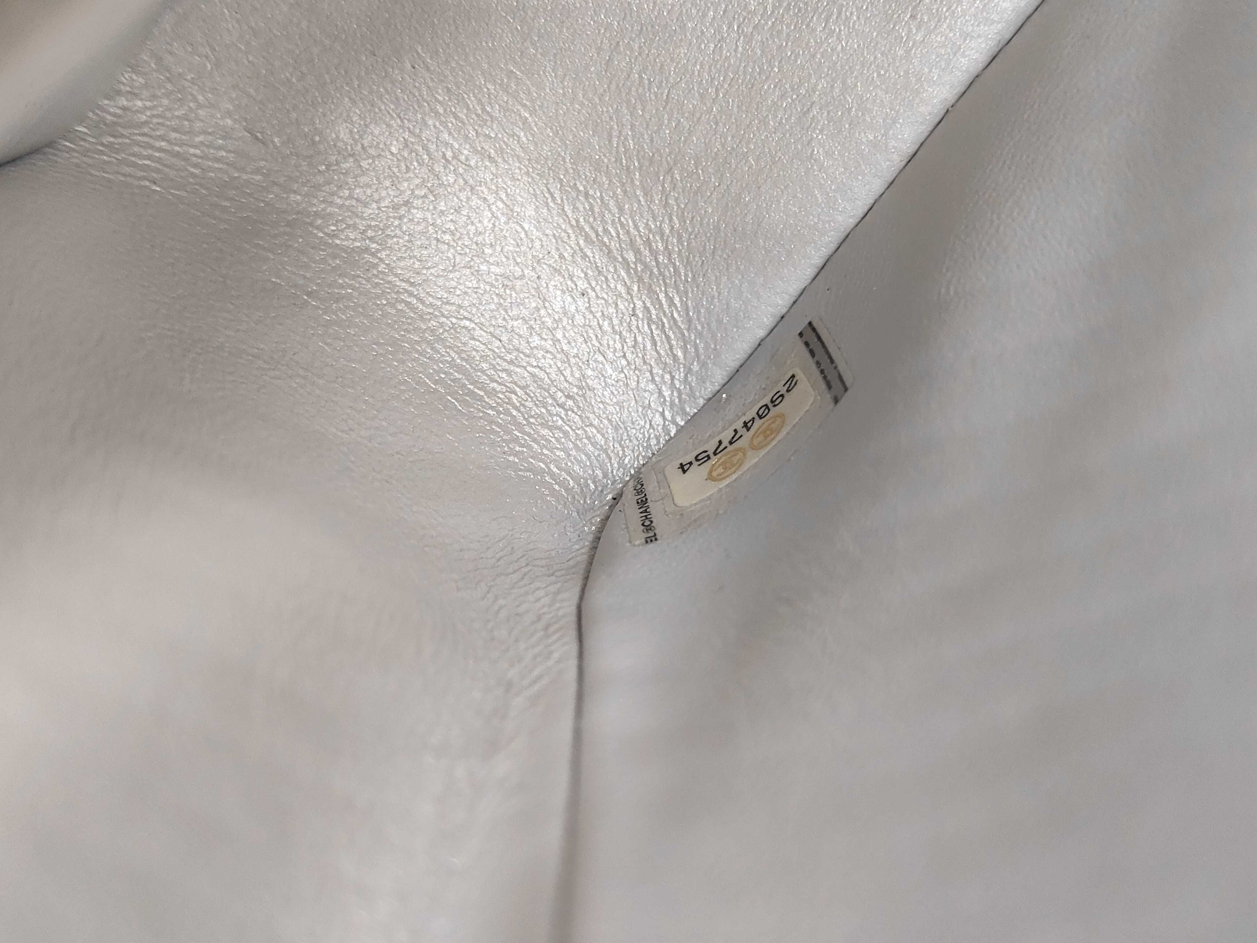 Mini Matelassé Chain Shoulder Bag with Silver Hardware, Lambskin Leather — view 10