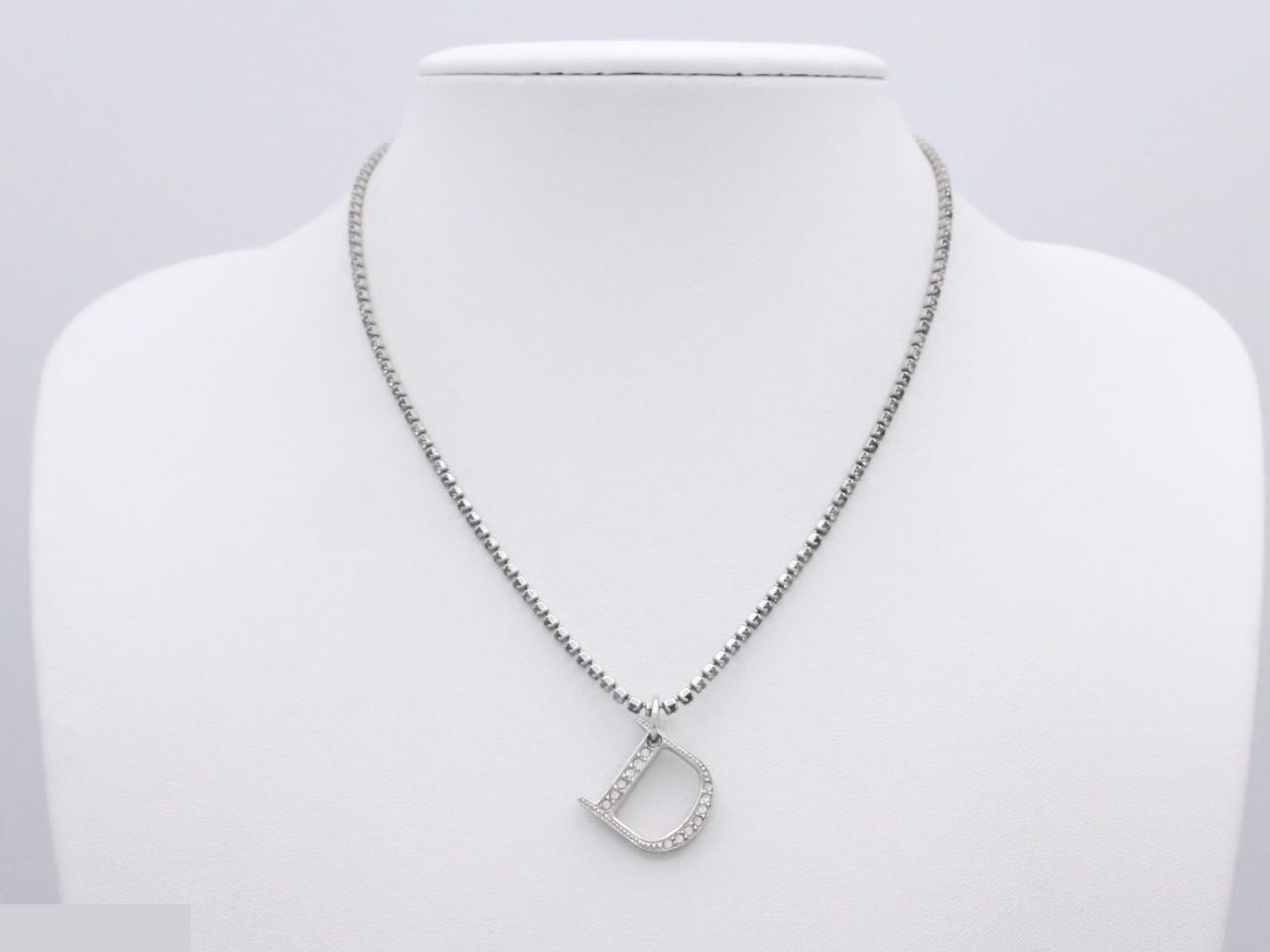 Silver necklace, chain approximately 40cm — view 3