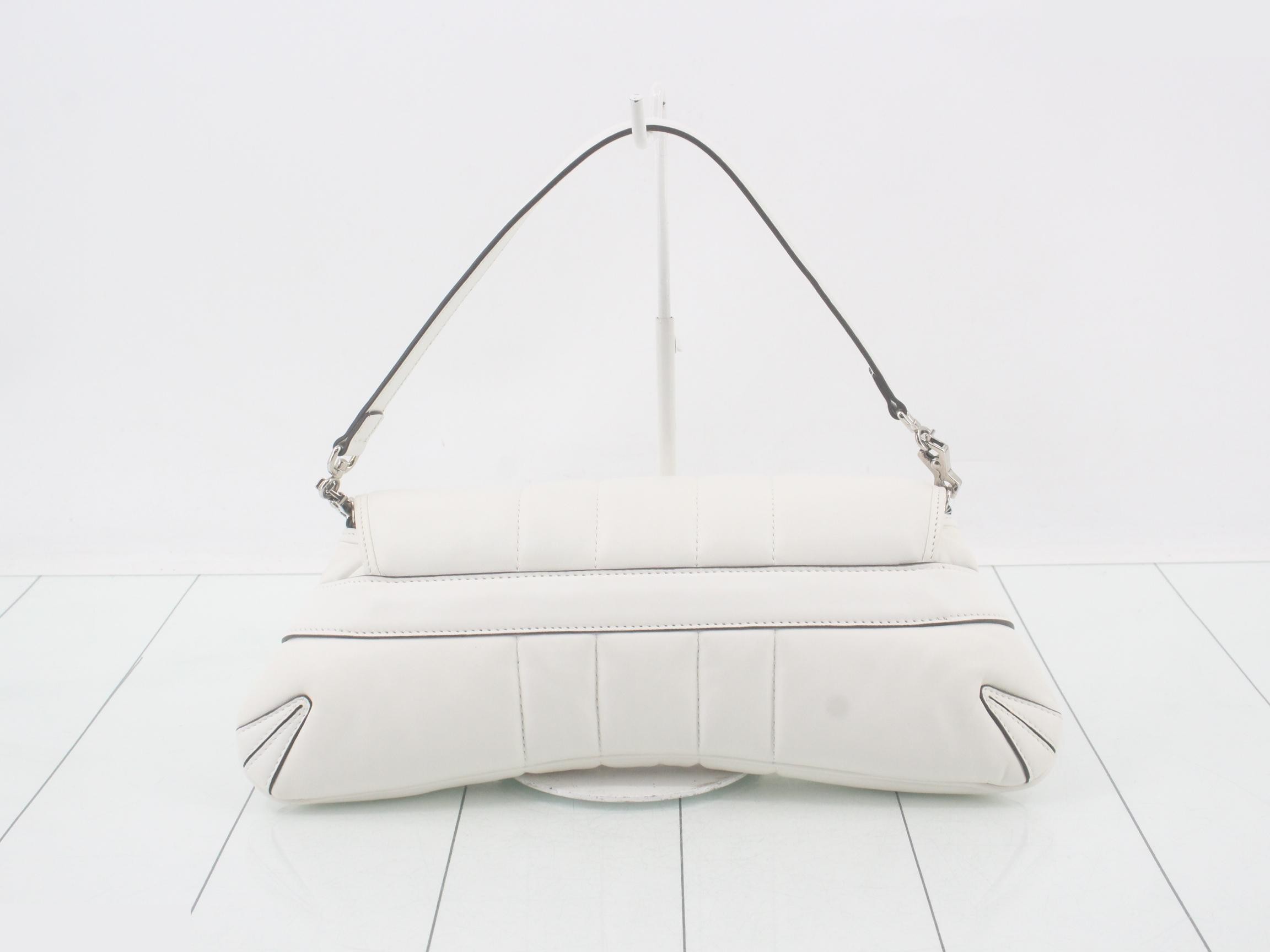 2-Way Quilted Leather Chain Shoulder Bag — view 2