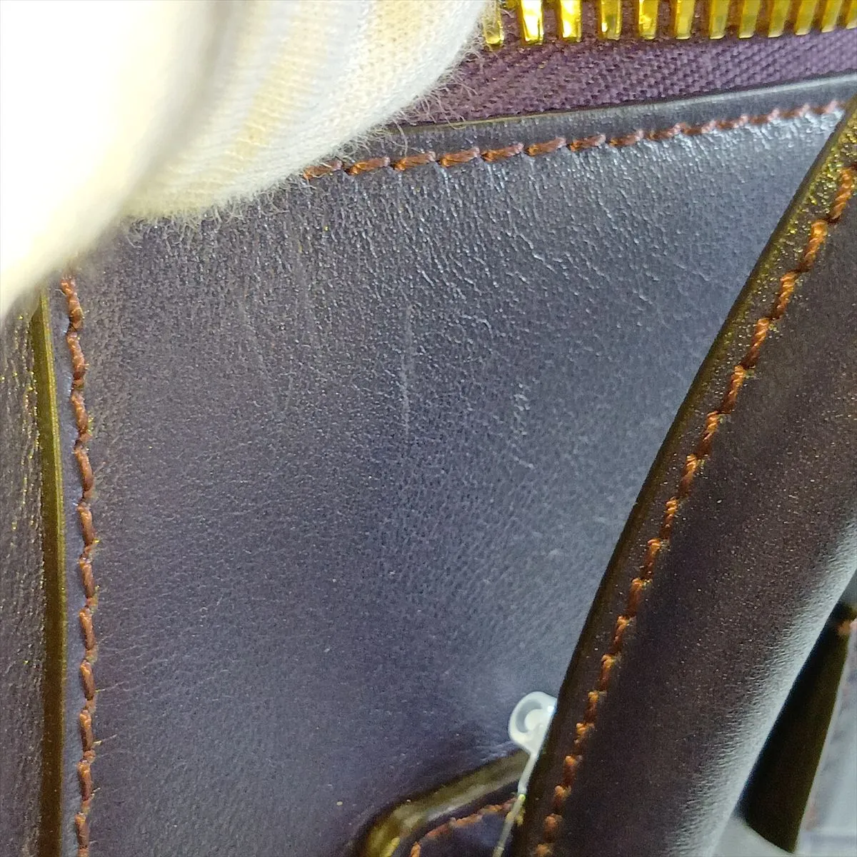 Antigona Leather 2-Way Tote Bag, Purple — view 13