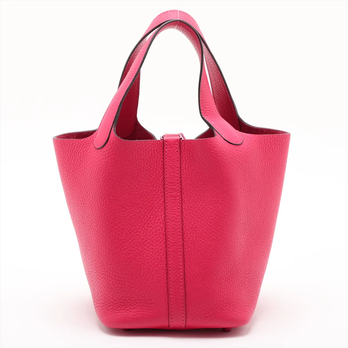 Picotin Lock 18 PM Monochrome Taurillon Clemence Rose Mexico Pink Hardware U: 2022 — view 2