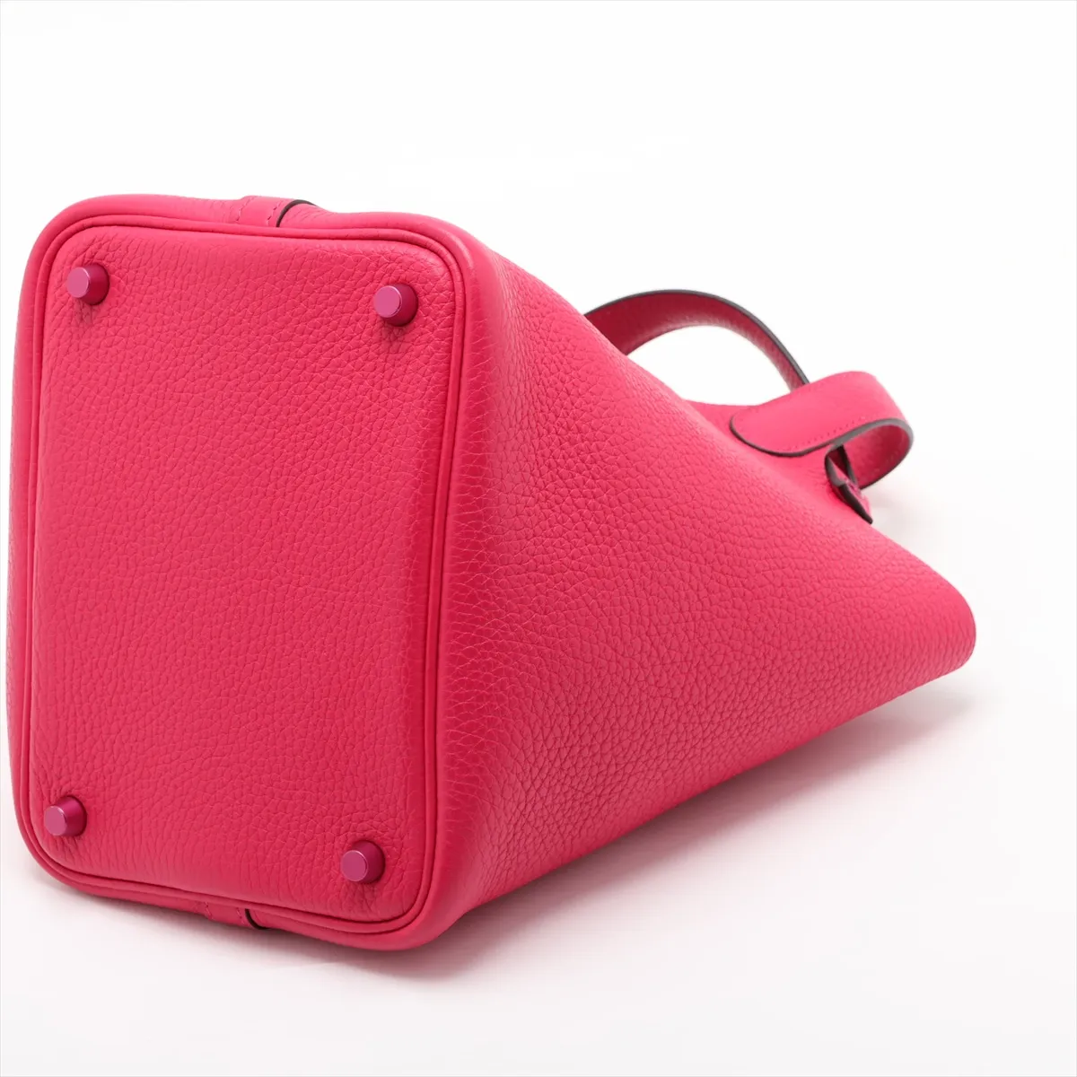 Picotin Lock 18 PM Monochrome Taurillon Clemence Rose Mexico Pink Hardware U: 2022 — view 3