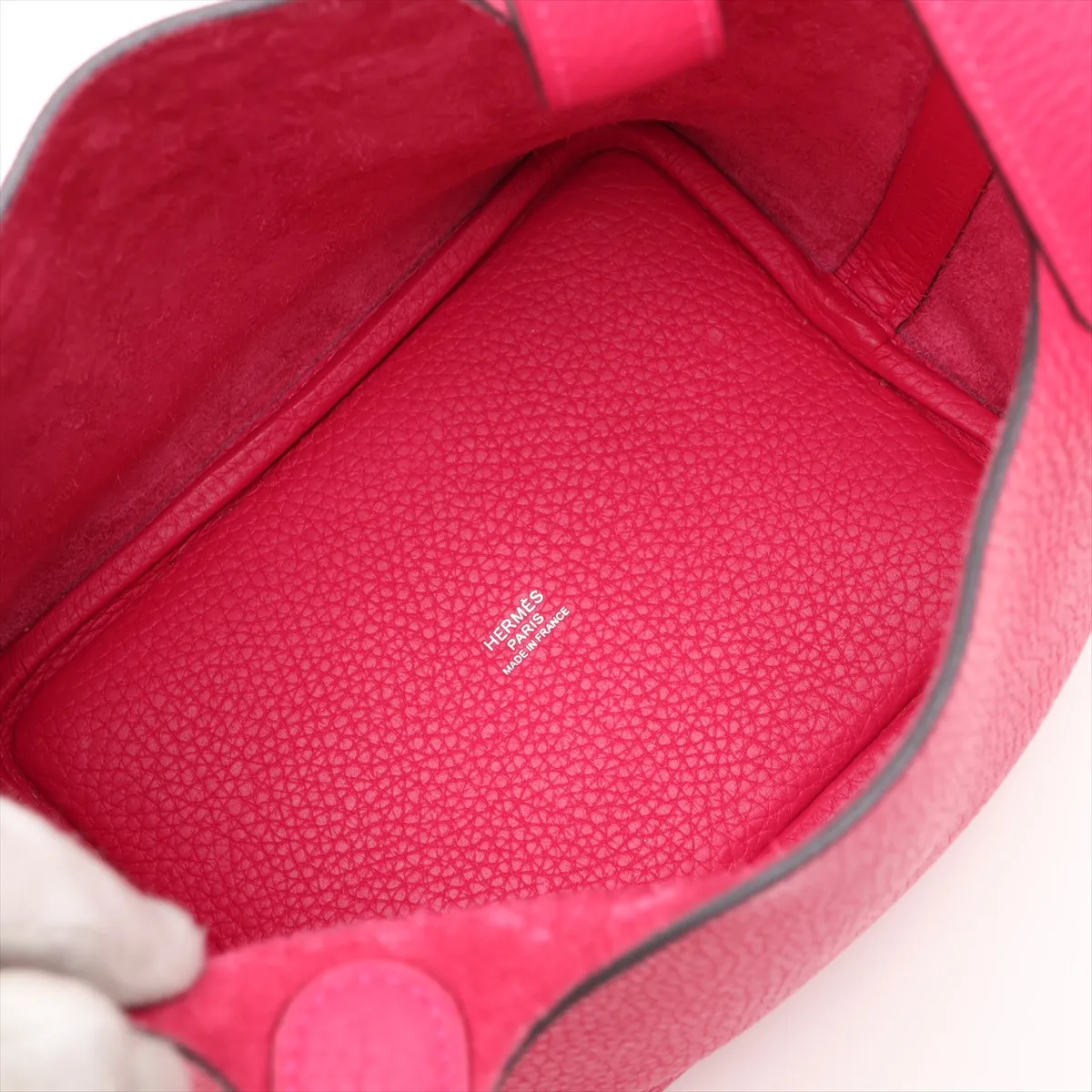 Picotin Lock 18 PM Monochrome Taurillon Clemence Rose Mexico Pink Hardware U: 2022 — view 7