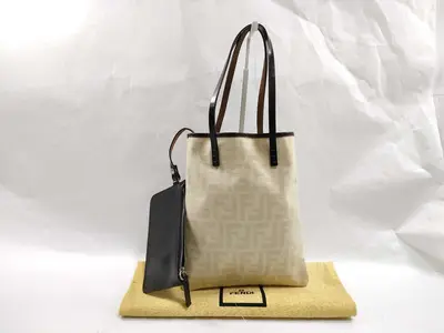 Zucca pattern tote bag. Accessories: pouch, dust bag, tote bag.