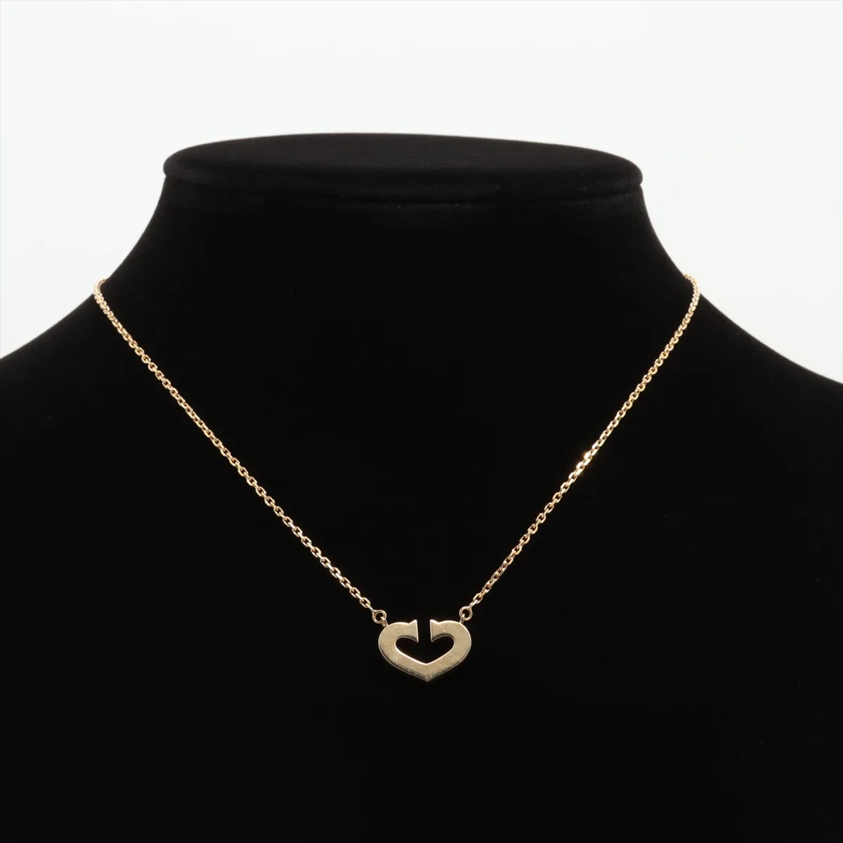 C Heart Necklace 750(YG) 7.2g M91845 — view 5