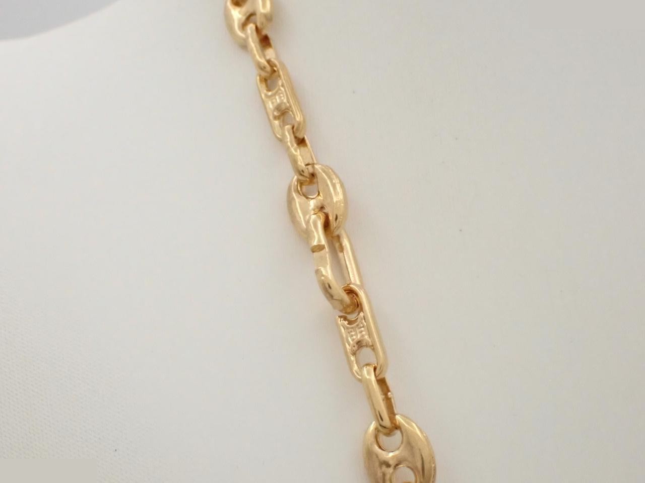 Macadam motif chain necklace, neck circumference approximately 88cm — view 2