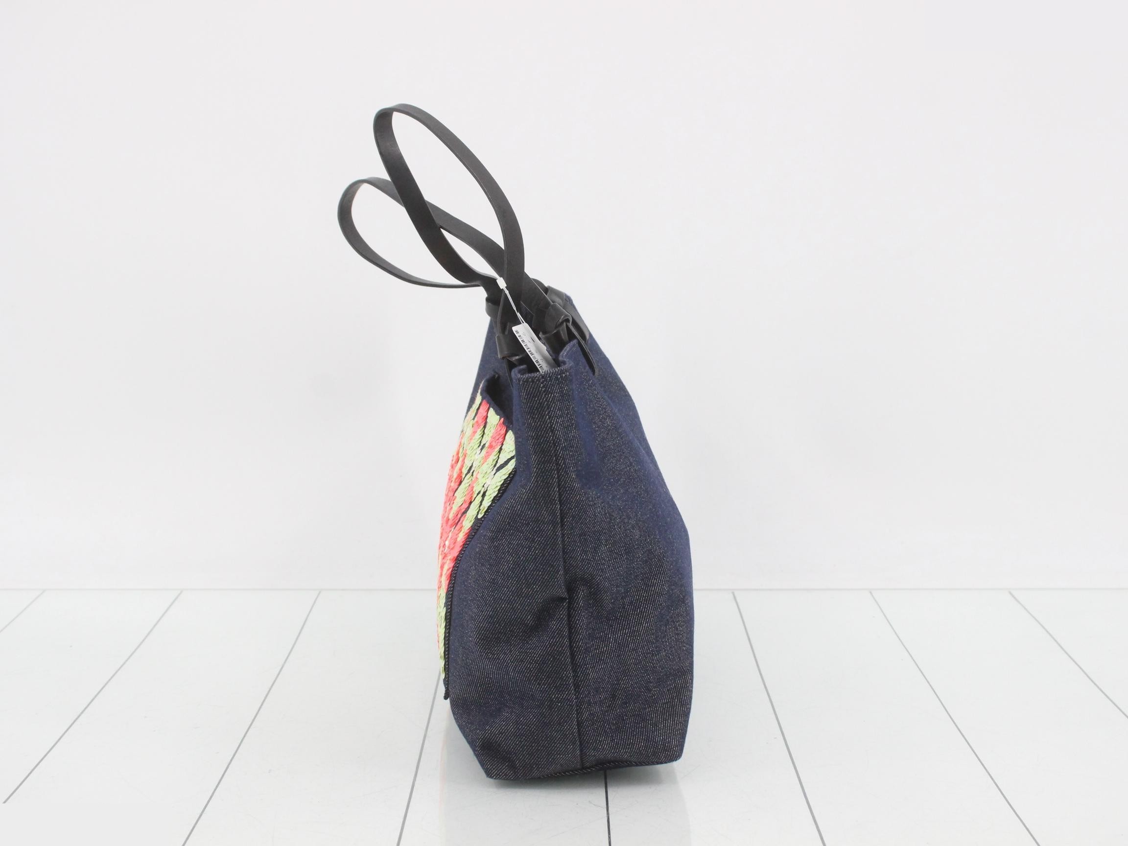 Denim sequin bag — view 3
