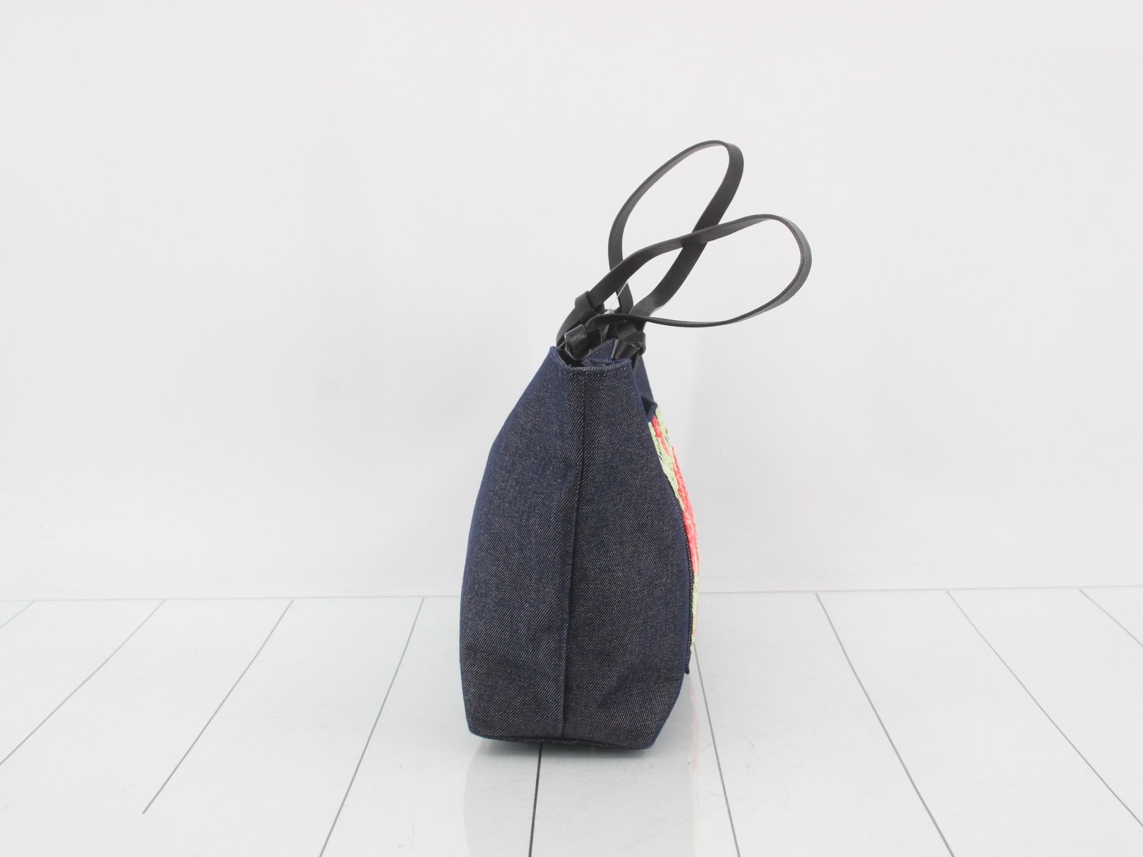 Denim sequin bag — view 4
