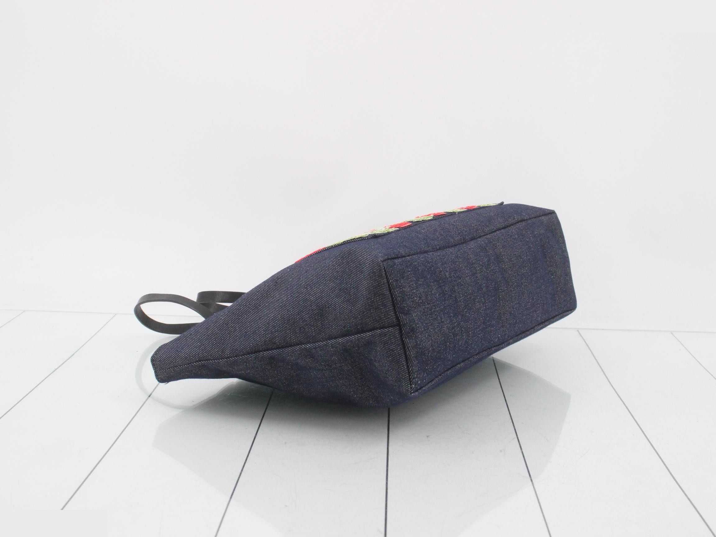 Denim sequin bag — view 5