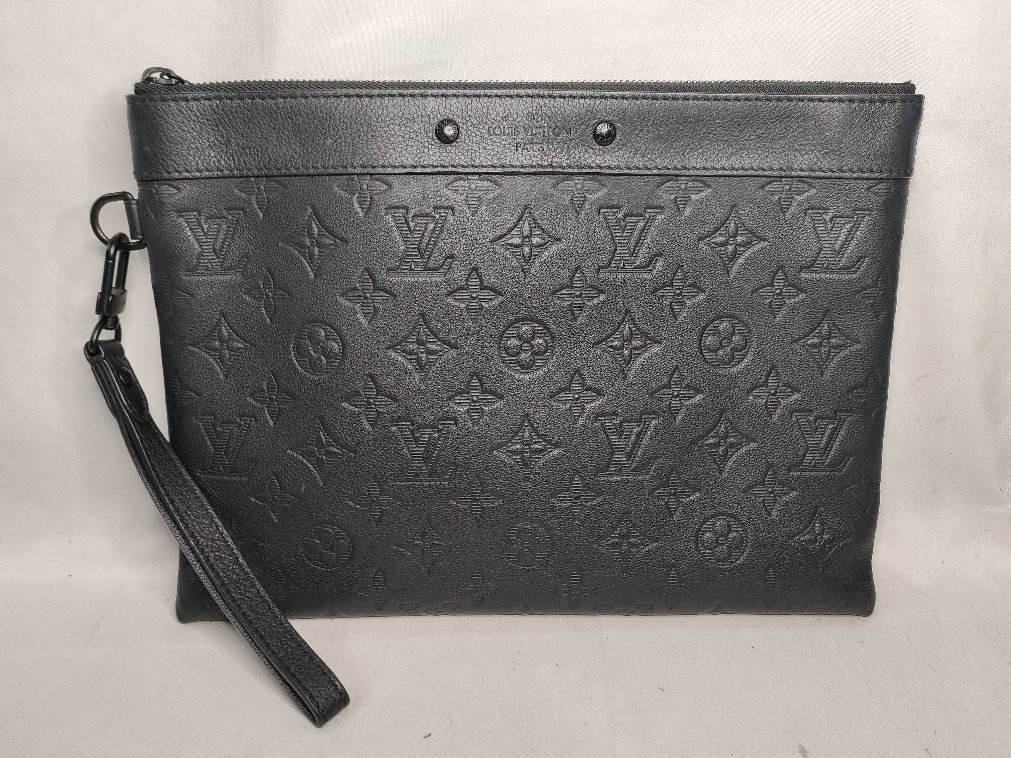 Monogram Shadow Pochette To Go M81570 Black Clutch Bag (RFID detected)