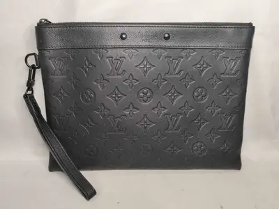 Monogram Shadow Pochette To Go M81570 Black Clutch Bag (RFID detected)