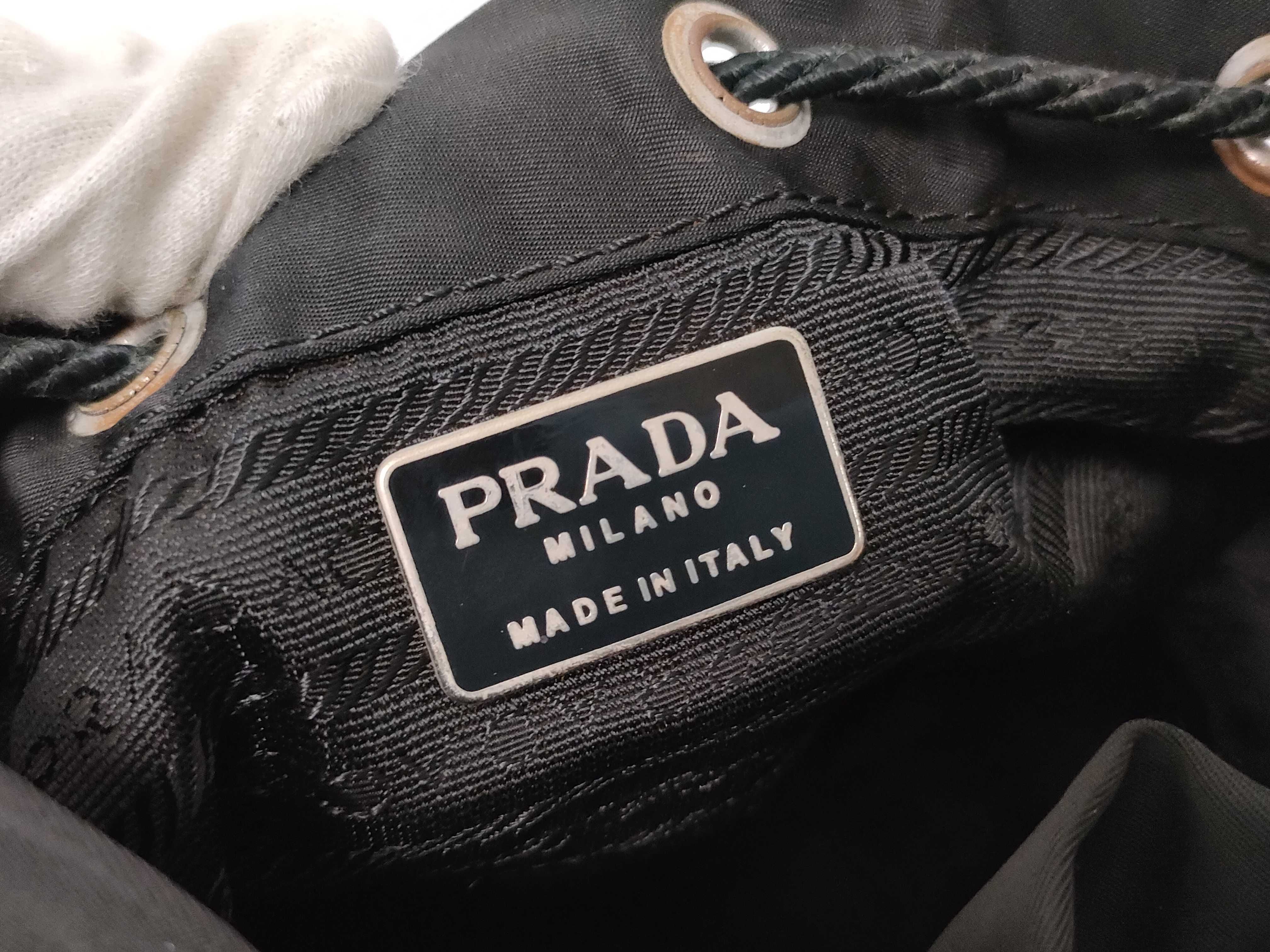 Nylon Prada Tessuto Drawstring Shoulder Bag — view 11