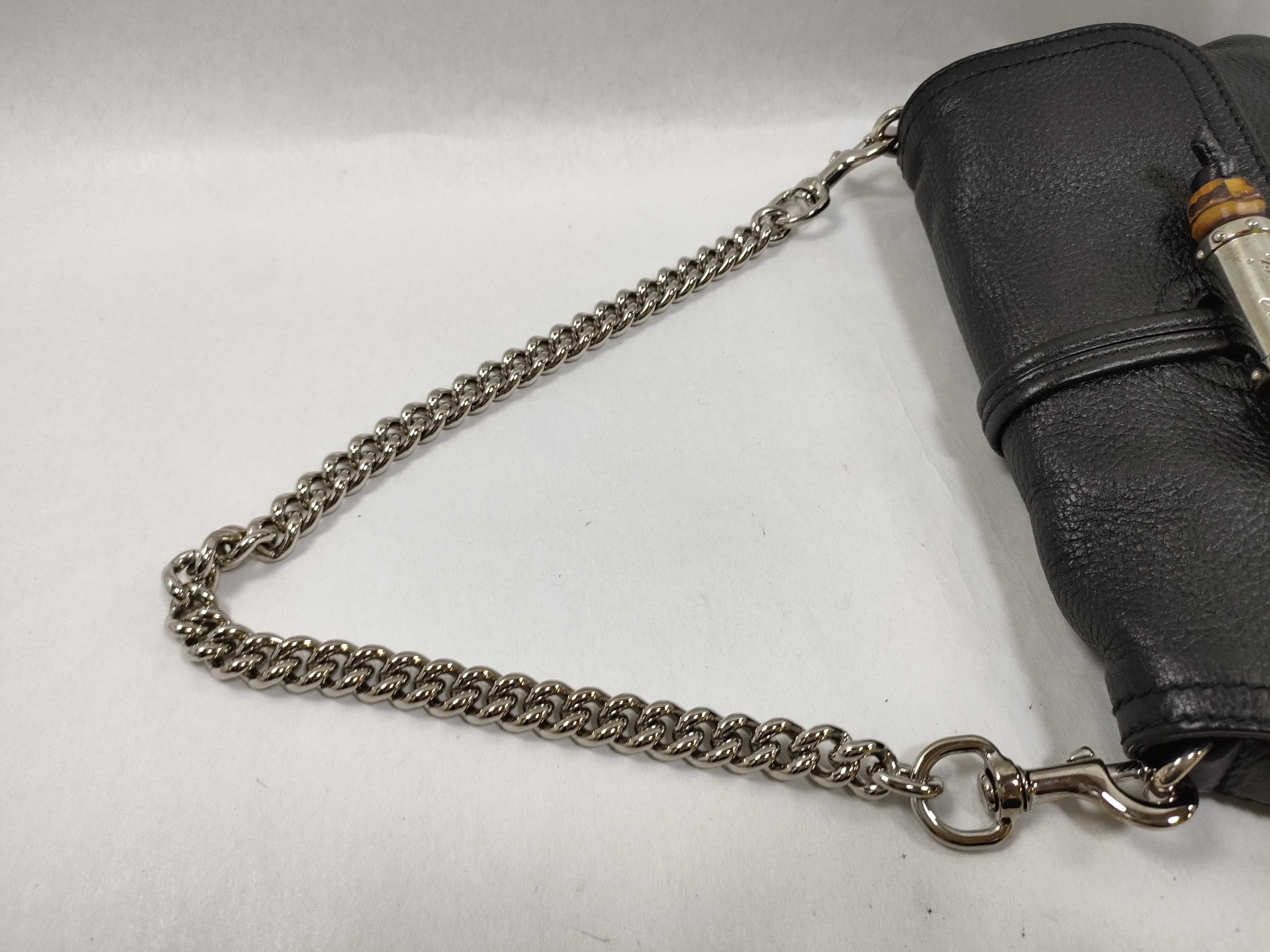 Bamboo Chain Semi-Shoulder Bag Bamboo Shoulder Bag — view 3