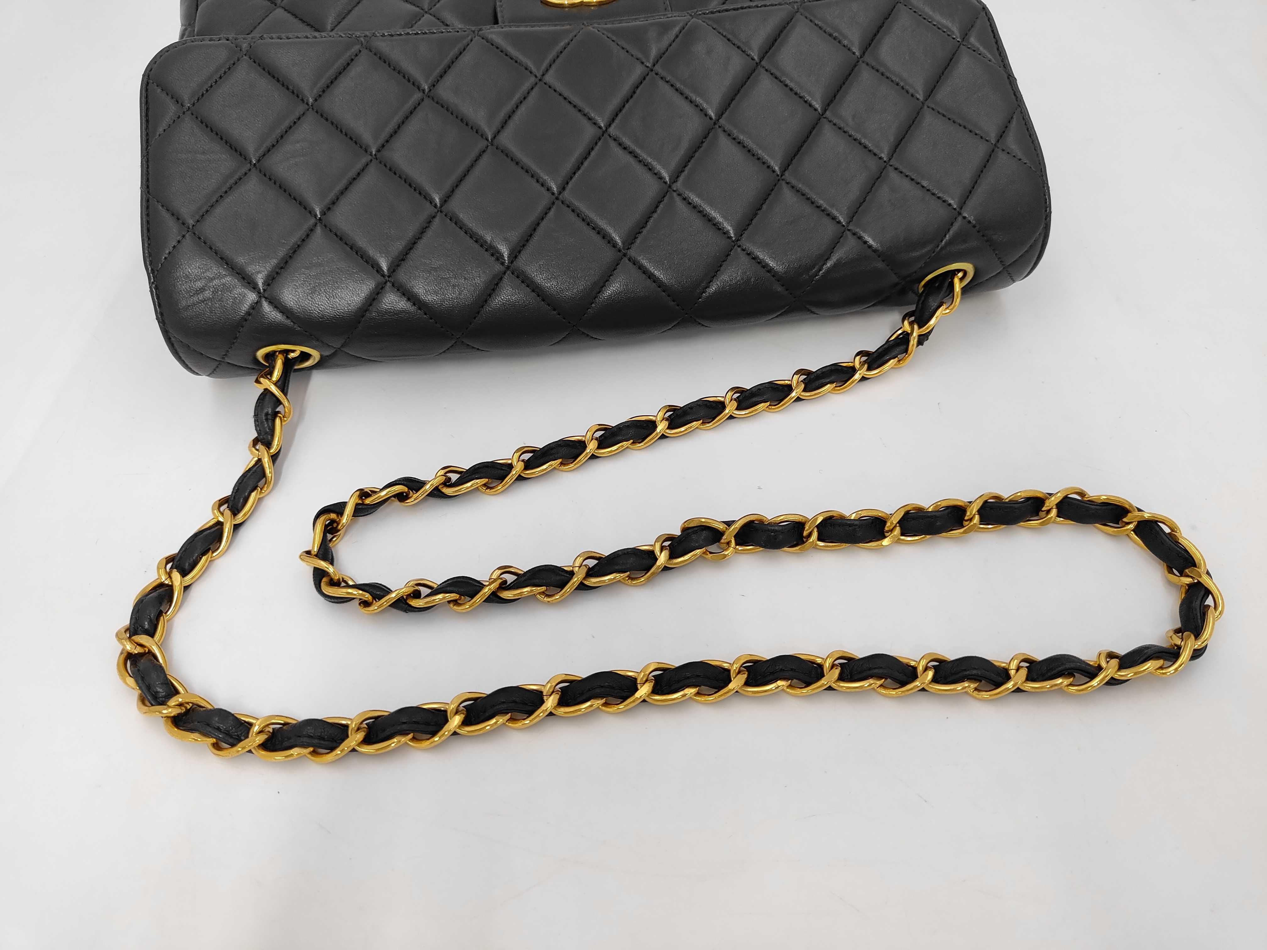 Large Matelassé Lambskin Shoulder Bag — view 5
