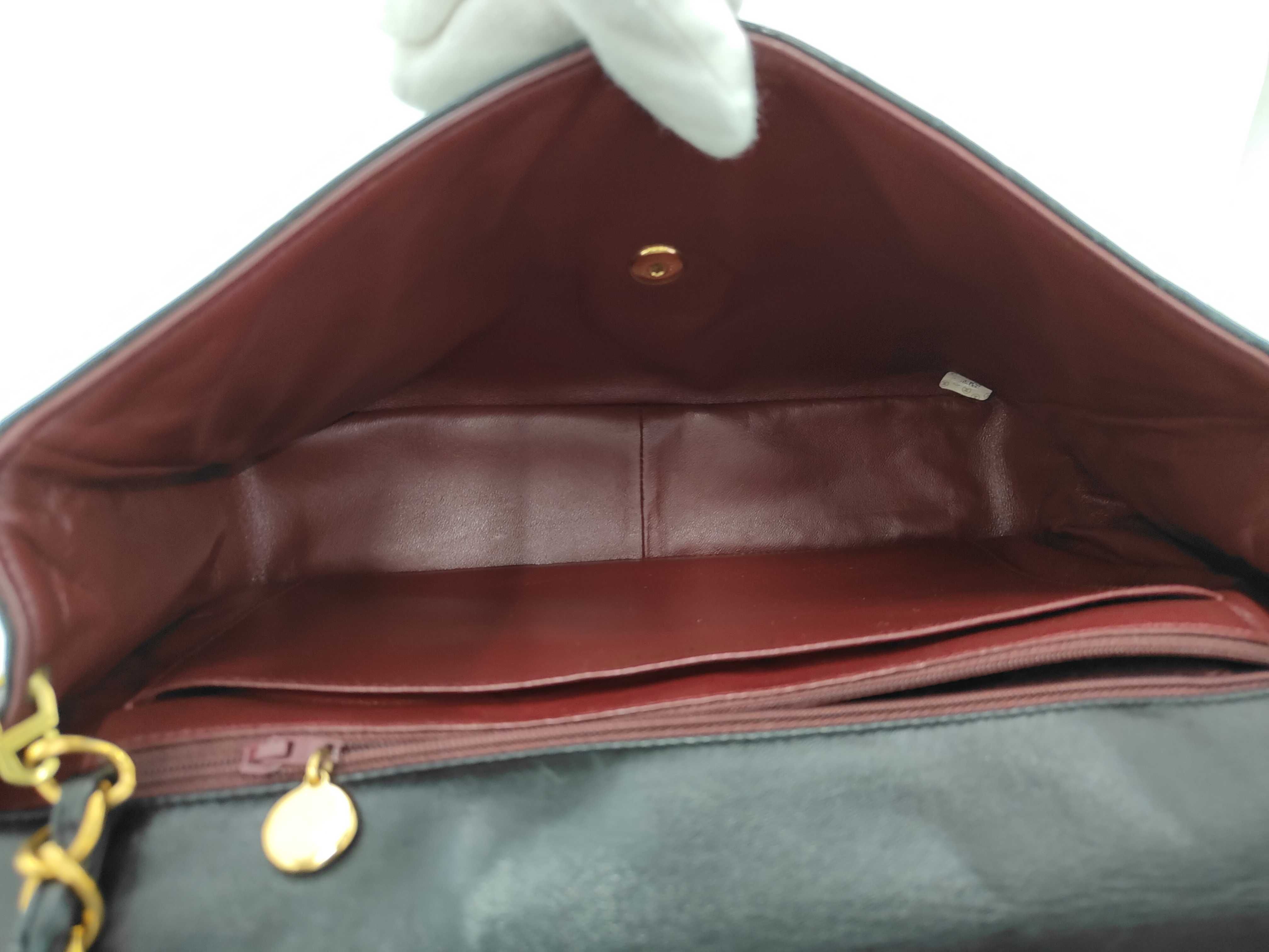 Large Matelassé Lambskin Shoulder Bag — view 8