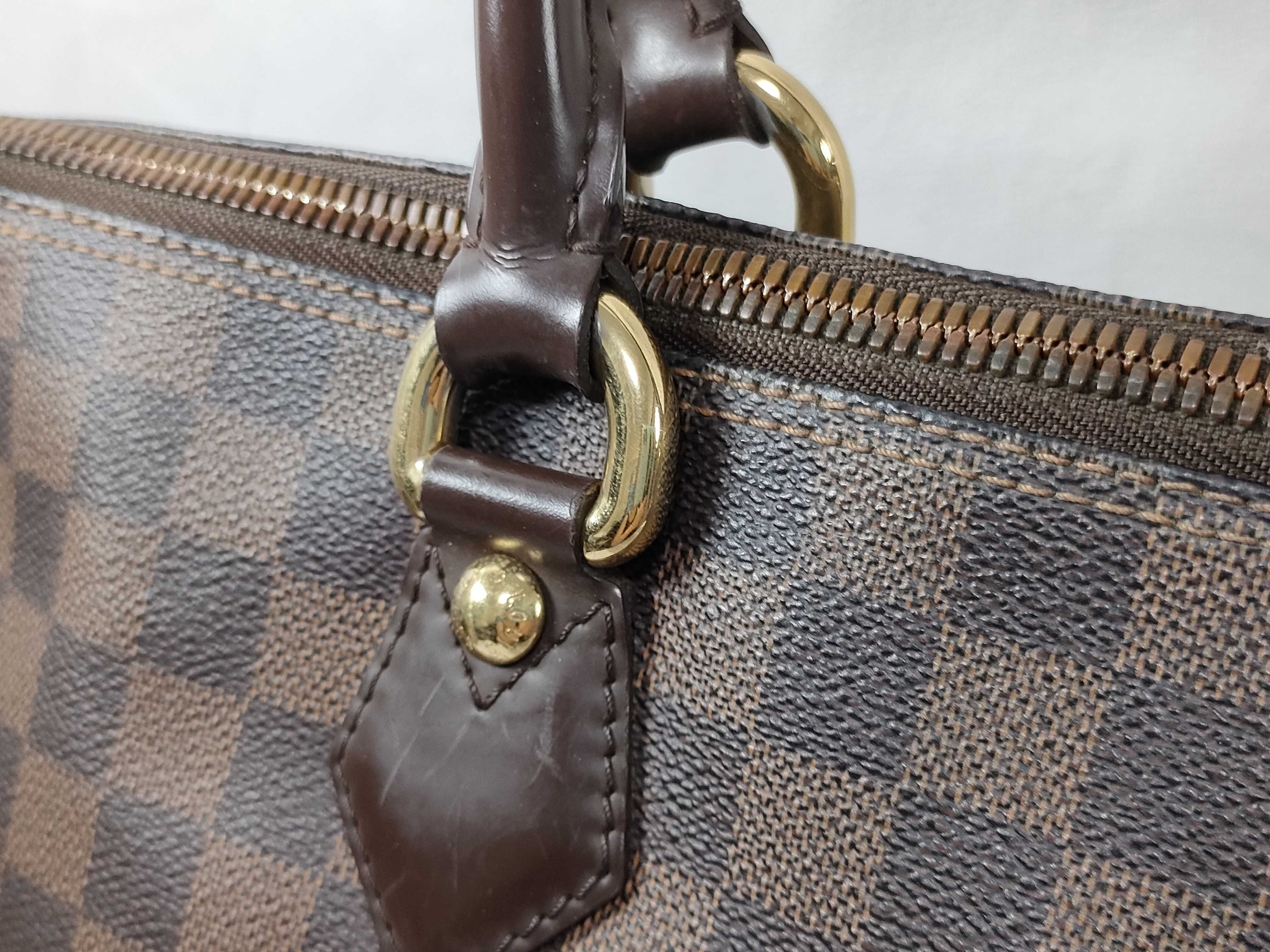 Damier Saleya MM Handbag (Brown, N51182) — view 4