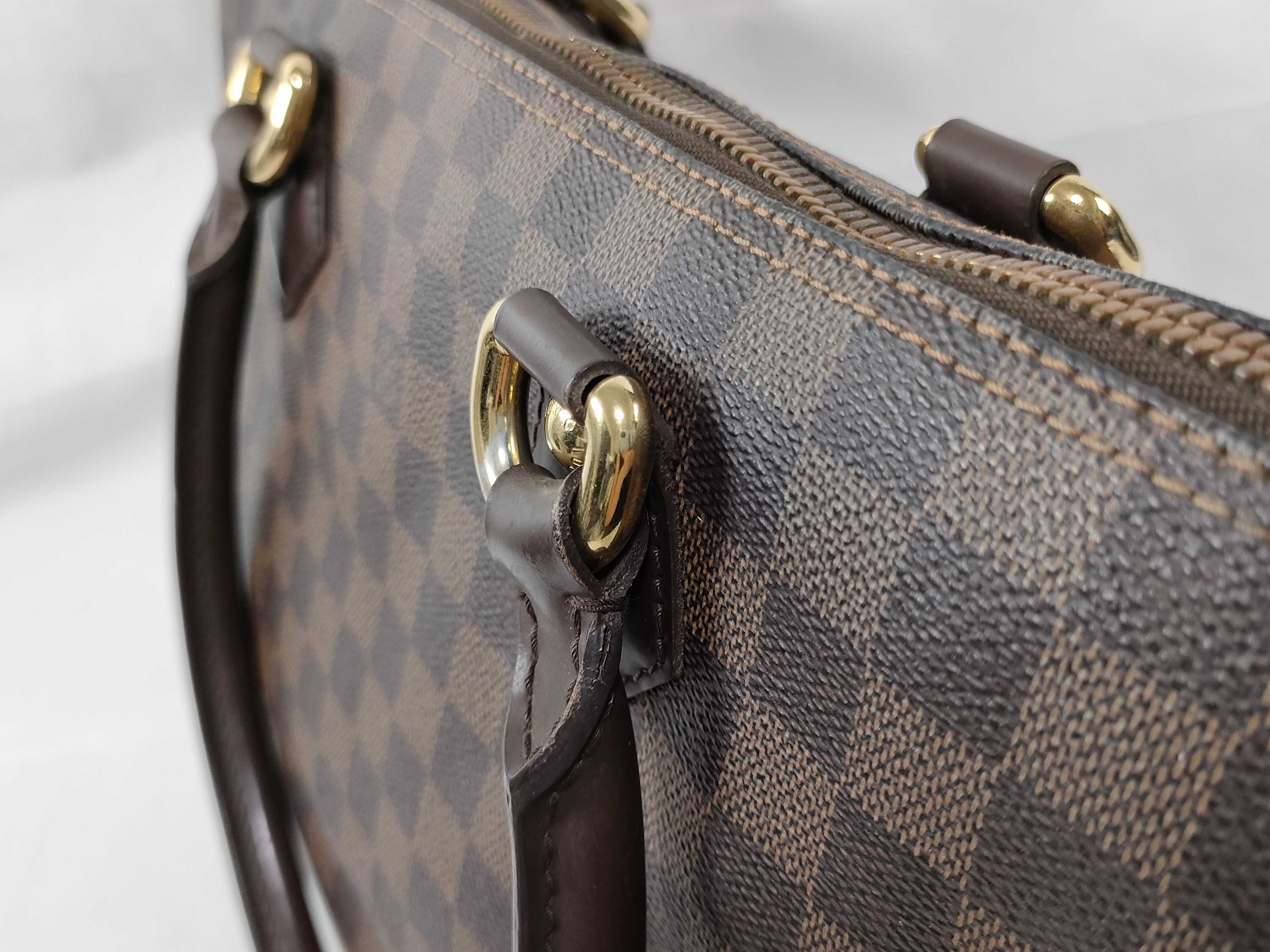 Damier Saleya MM Handbag (Brown, N51182) — view 9