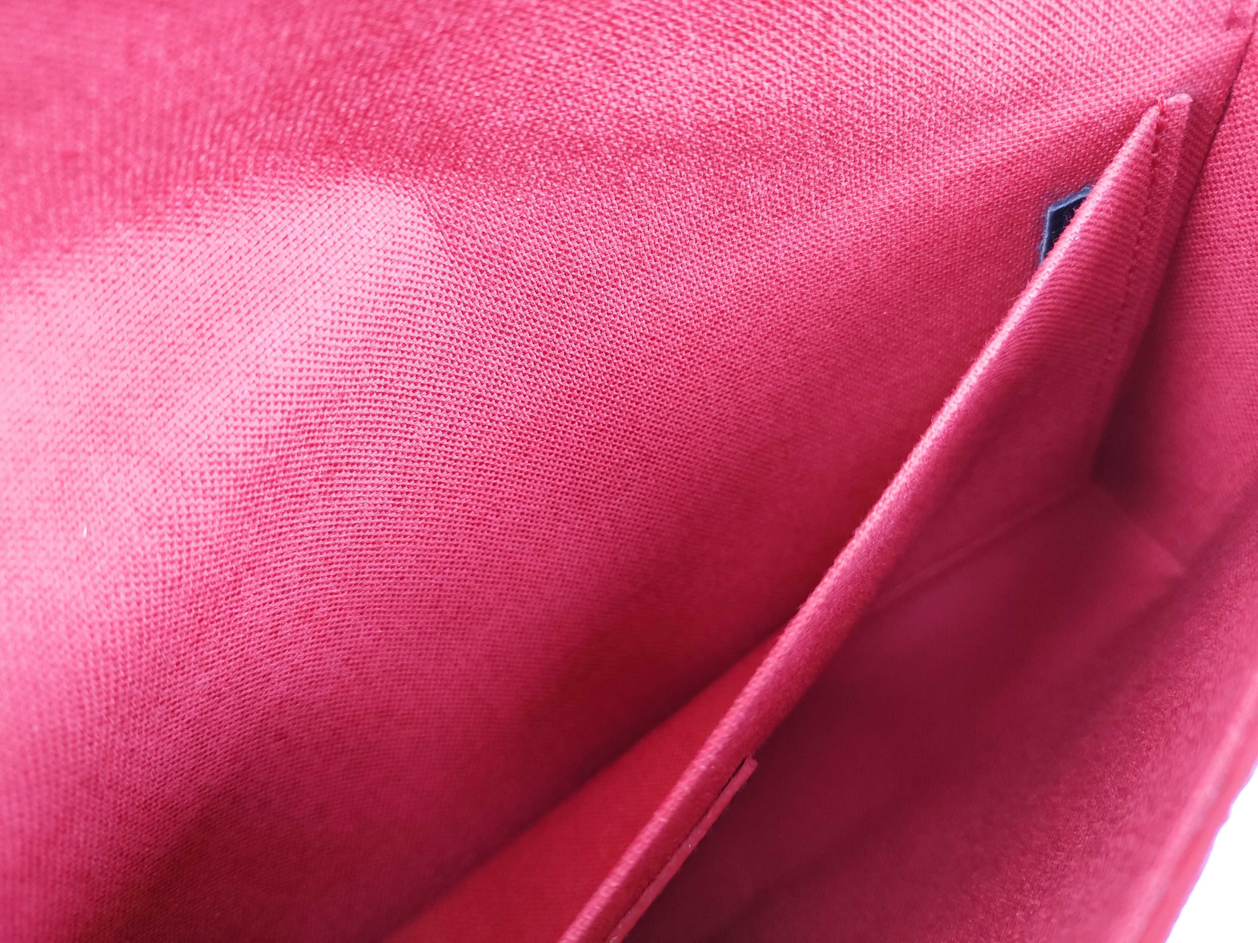 Monogram Empreinte Louis Vuitton Empreinte Pochette Felicie Marine Rouge RFID Shoulder Bag — view 10