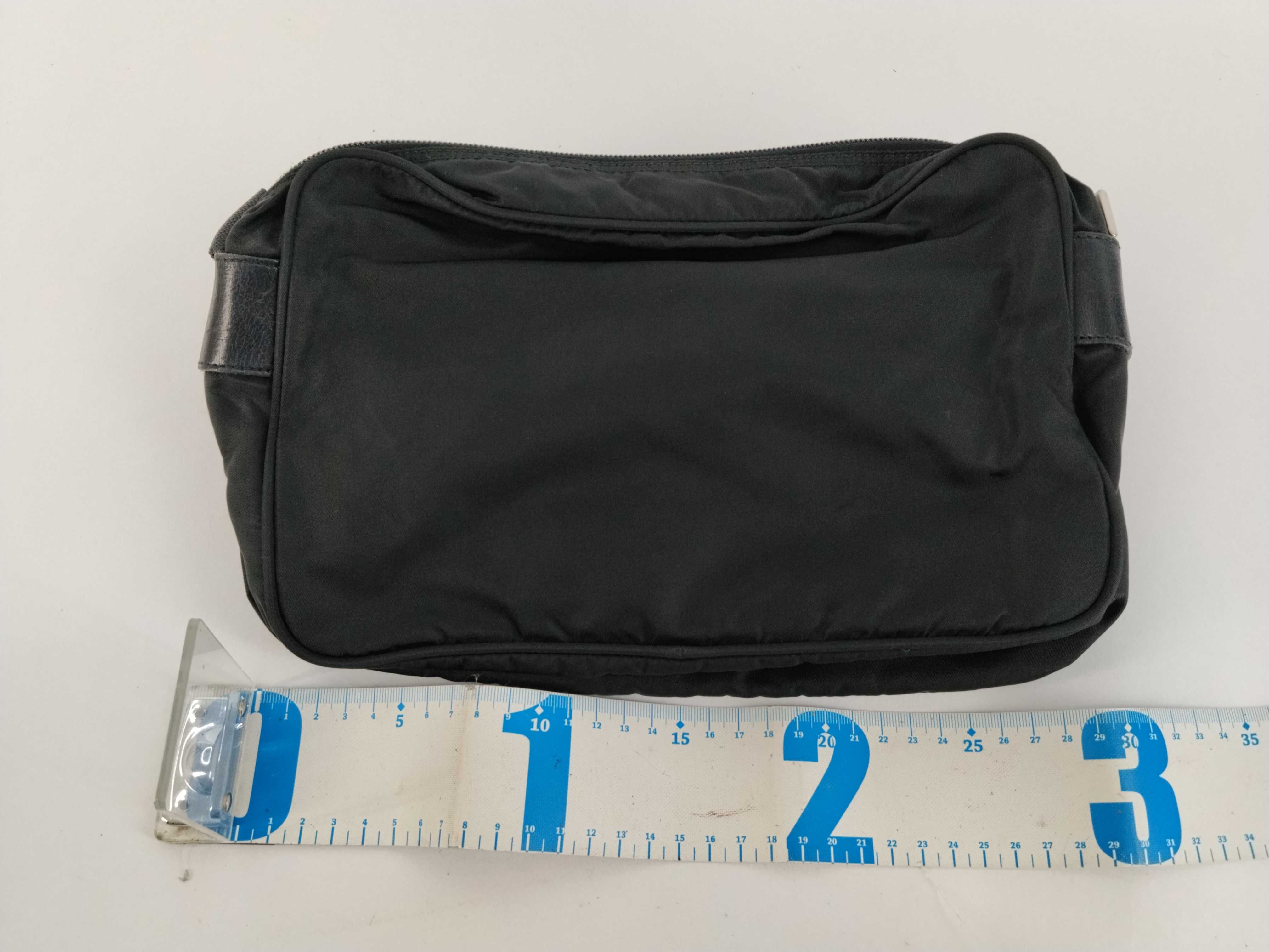 Nylon Shoulder Bag, Black Nylon Shoulder Bag — view 2