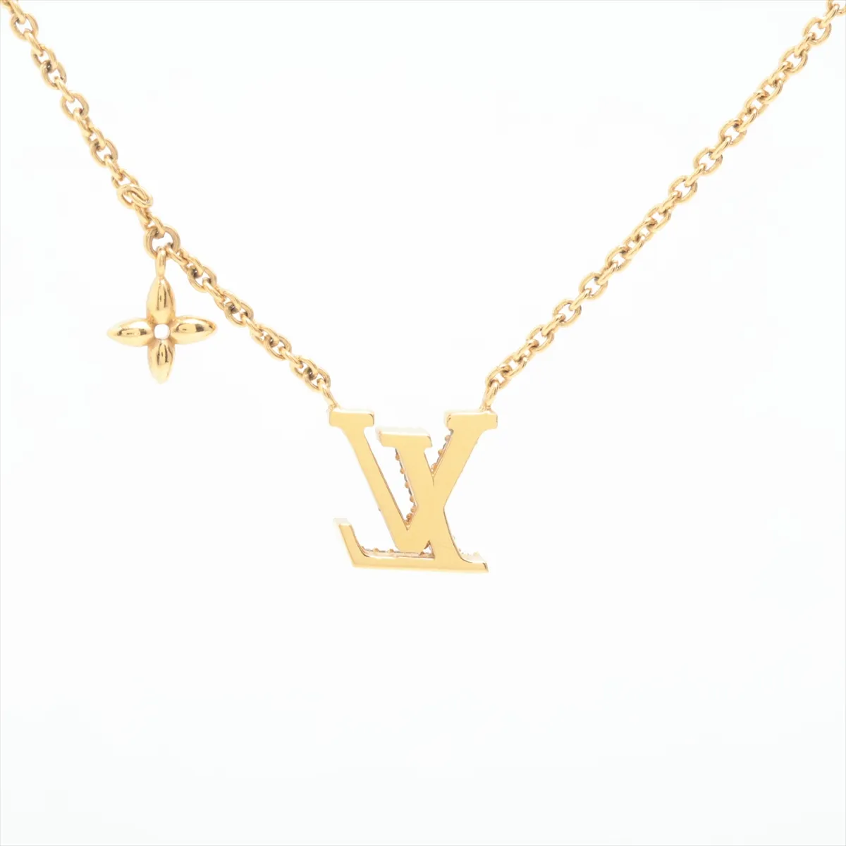 M00596 Collier LV Iconic VA5205 Necklace GP x Rhinestone Gold — view 2