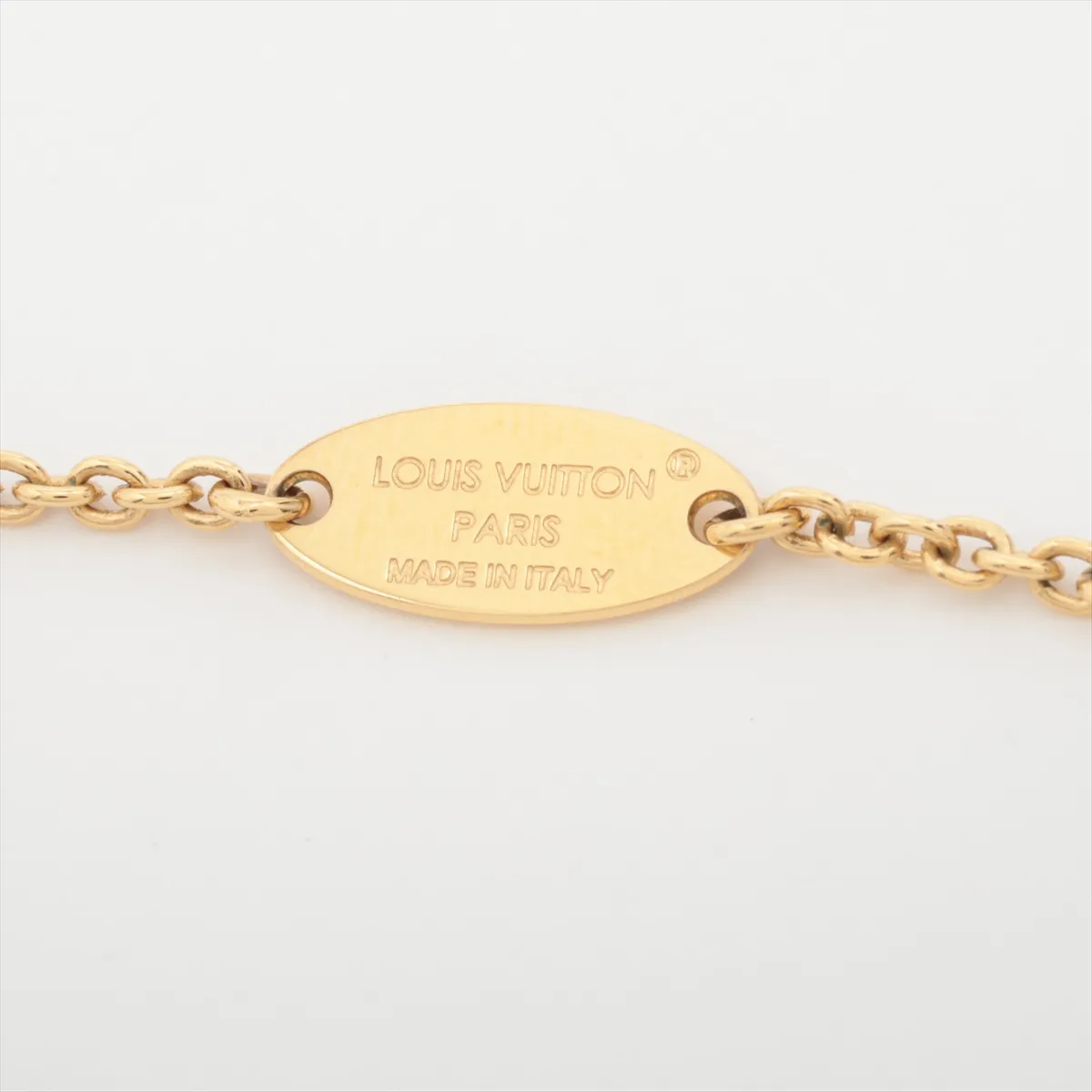 M00596 Collier LV Iconic VA5205 Necklace GP x Rhinestone Gold — view 4