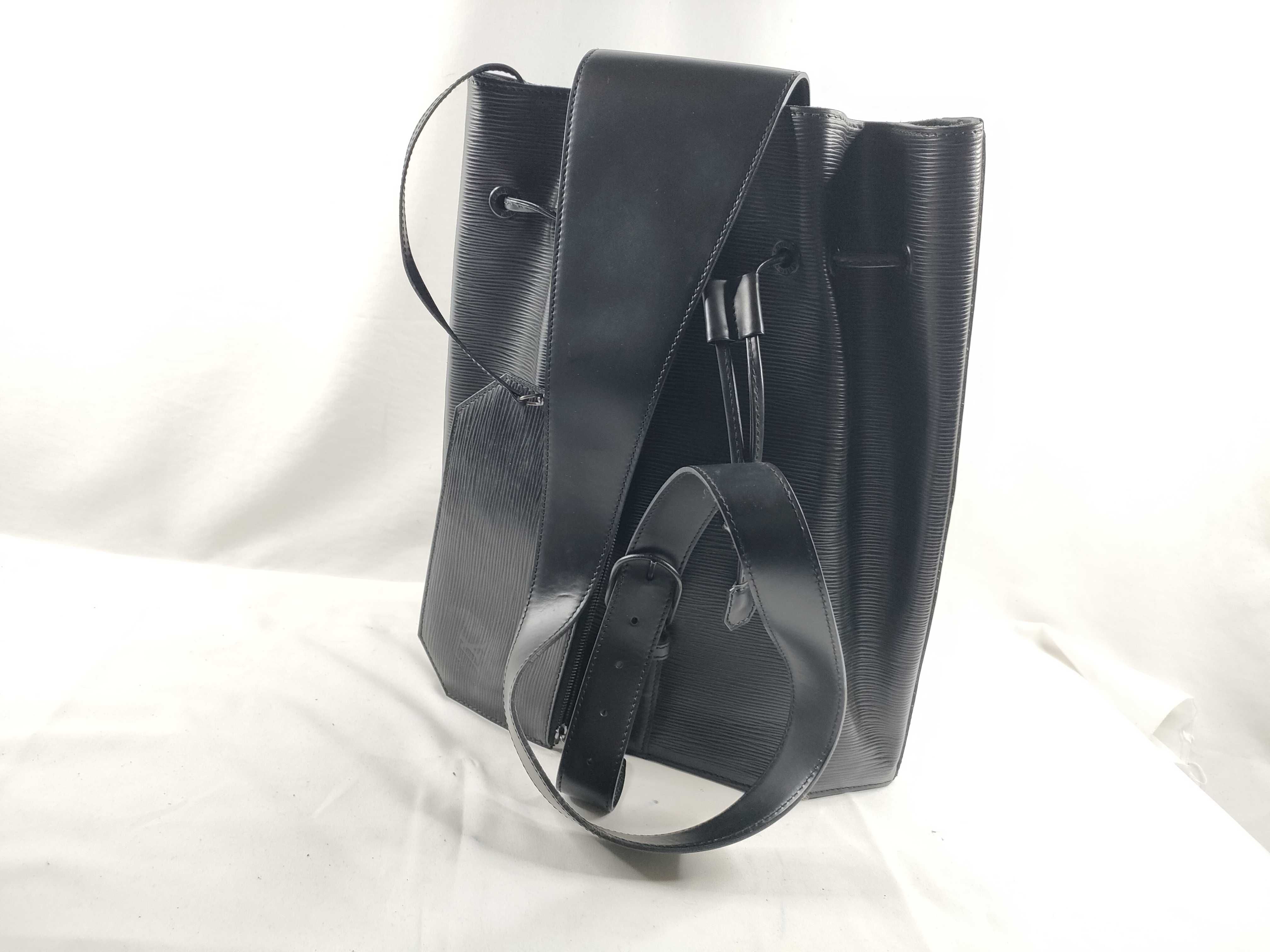 Epi Leather M80153 Epi Leather Black Sac aux Shoulder Bag — view 6