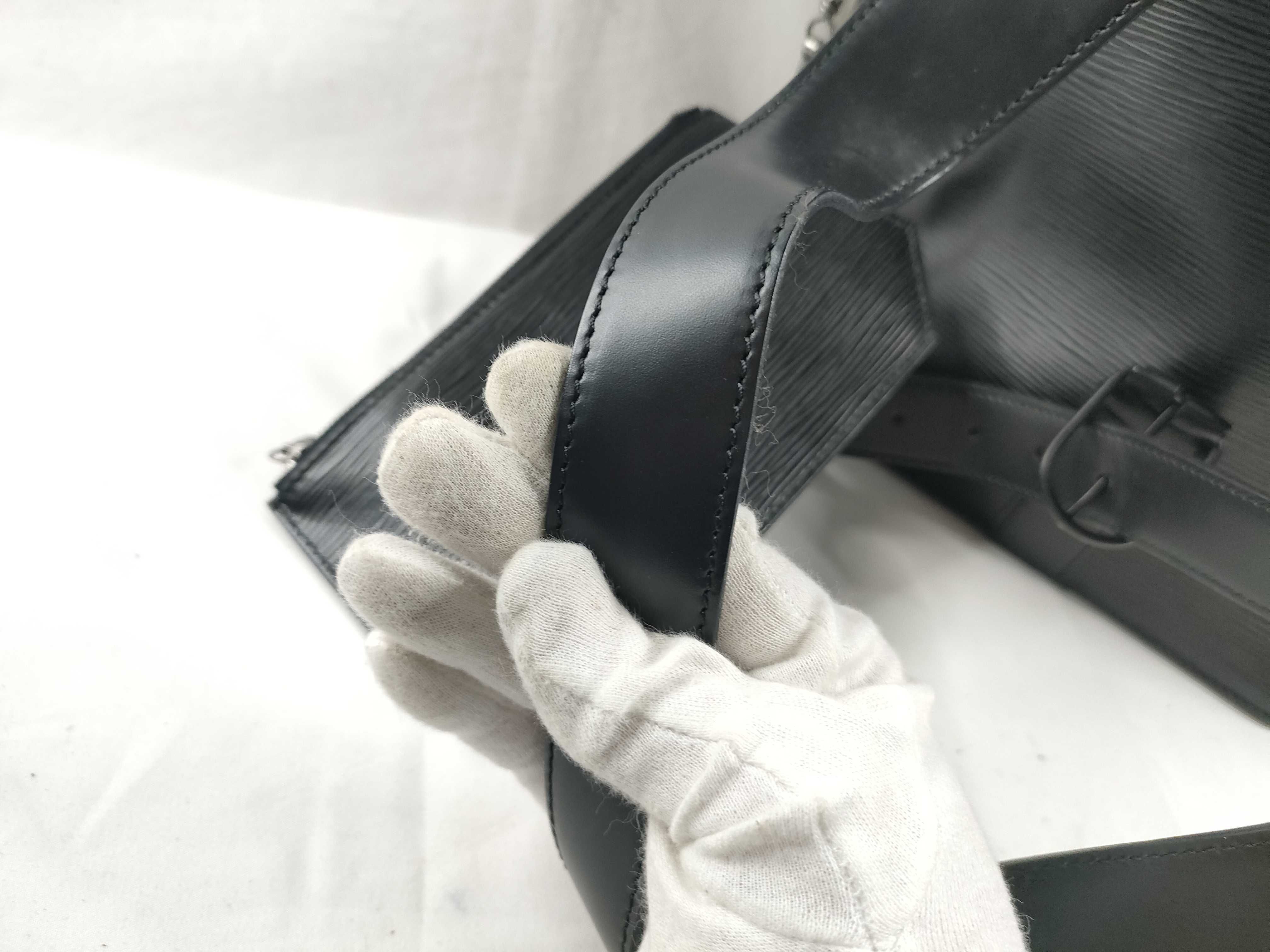 Epi Leather M80153 Epi Leather Black Sac aux Shoulder Bag — view 8