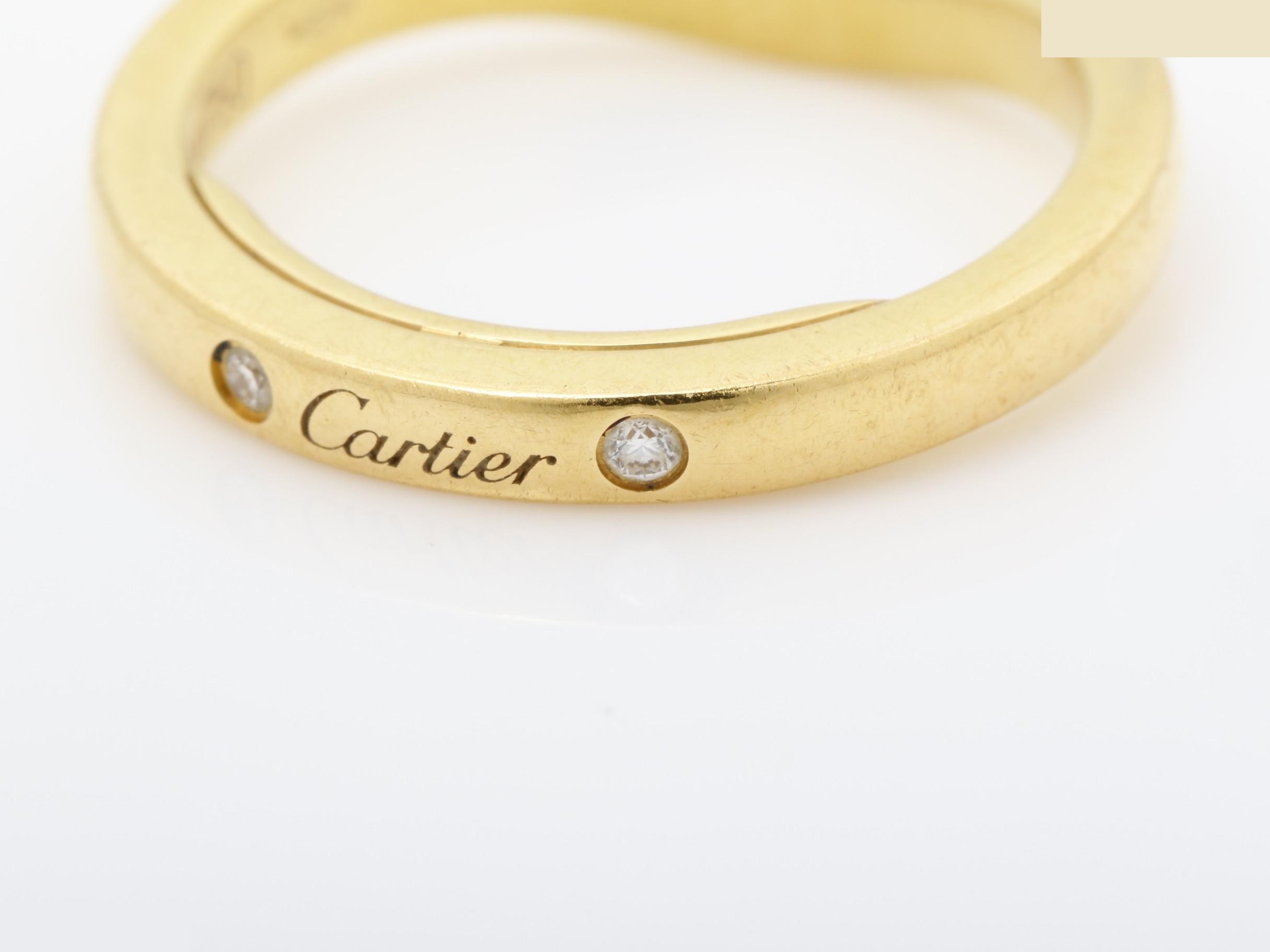 Ring, FBI579, Diamond, Au750YG, 2.5g, Certificate included. — view 3