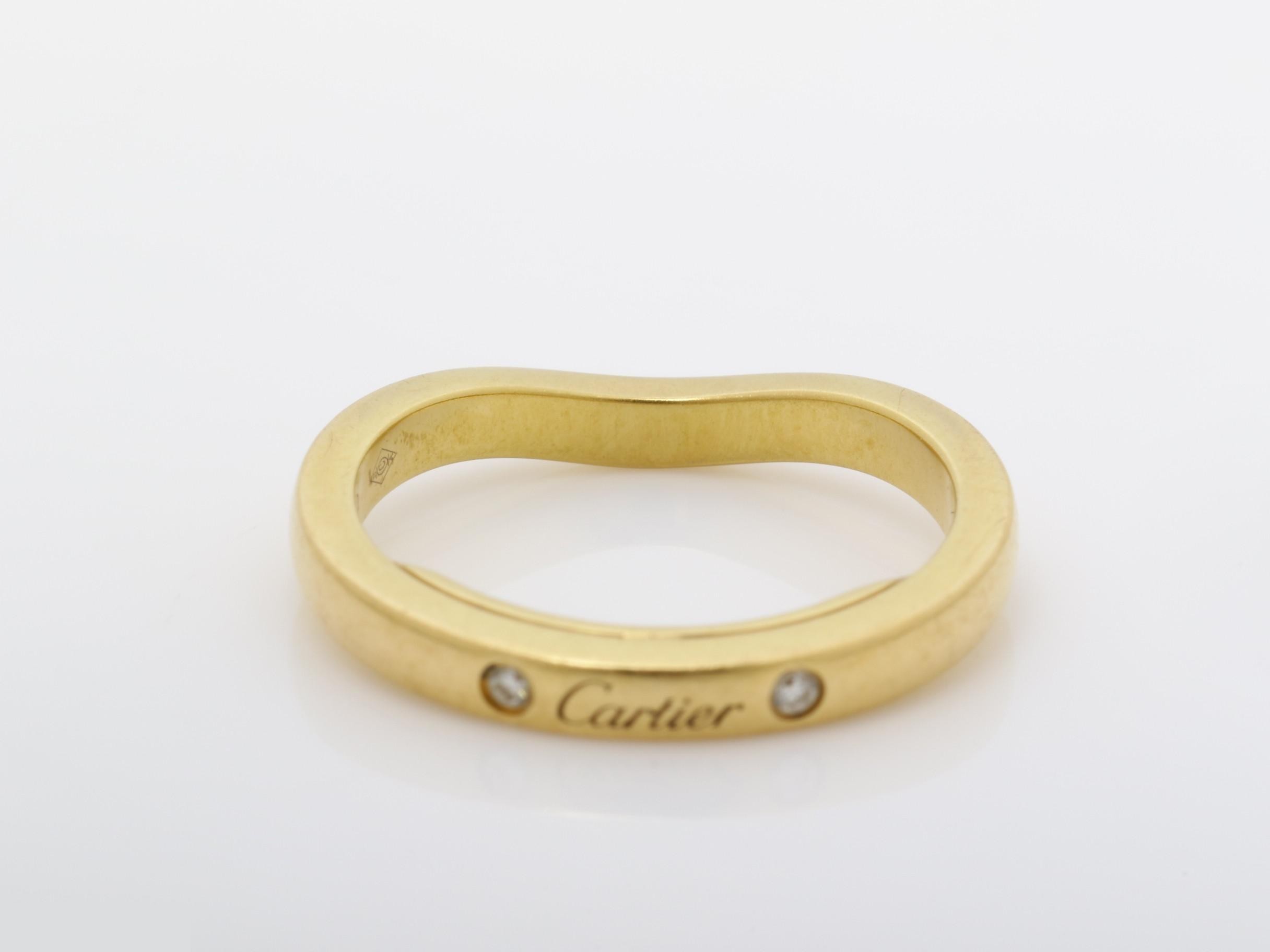 Ring, FBI579, Diamond, Au750YG, 2.5g, Certificate included. — view 4