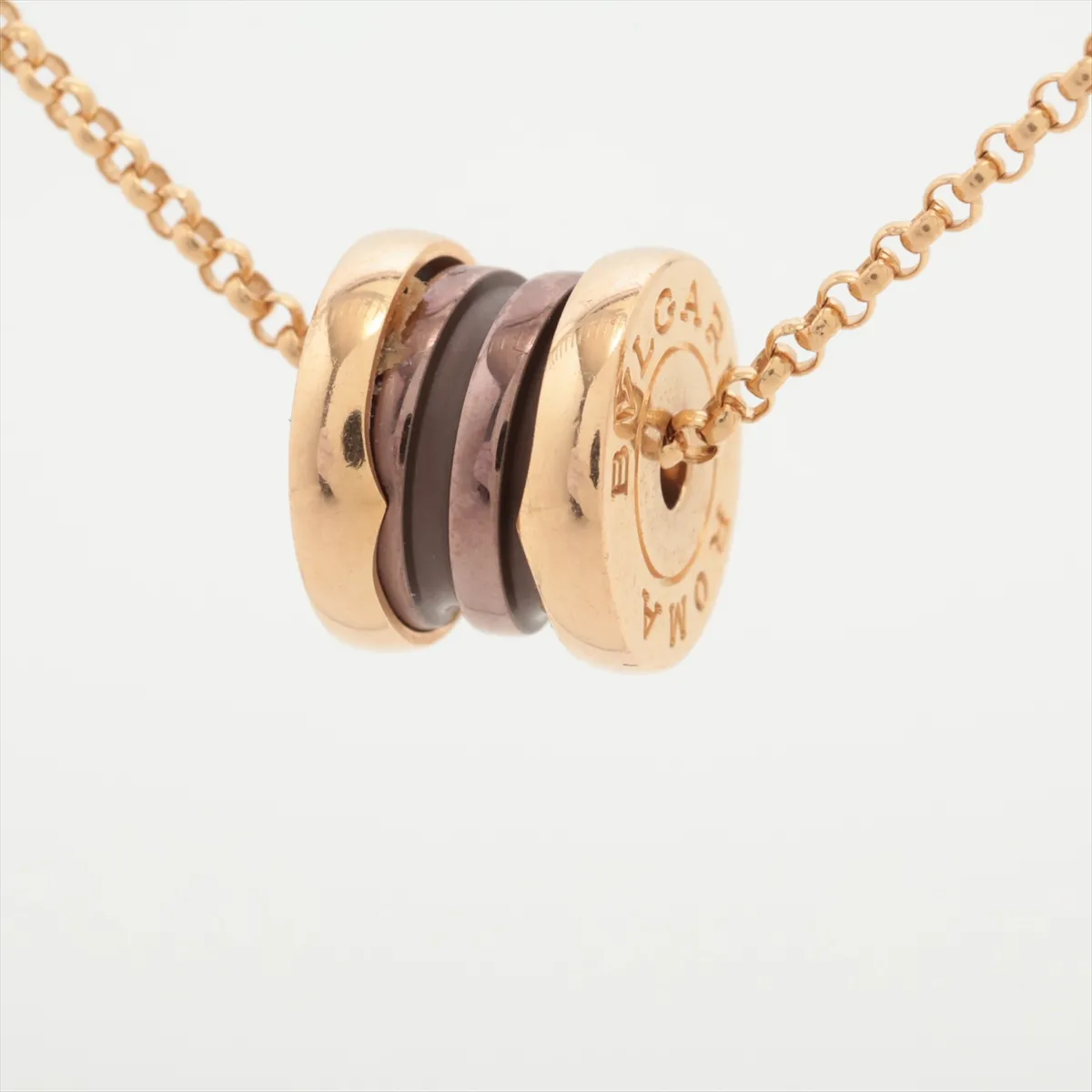 B.zero1 Roma Necklace 750 (PG) x Metal V3KS6T (Some wear and dents on the metal)