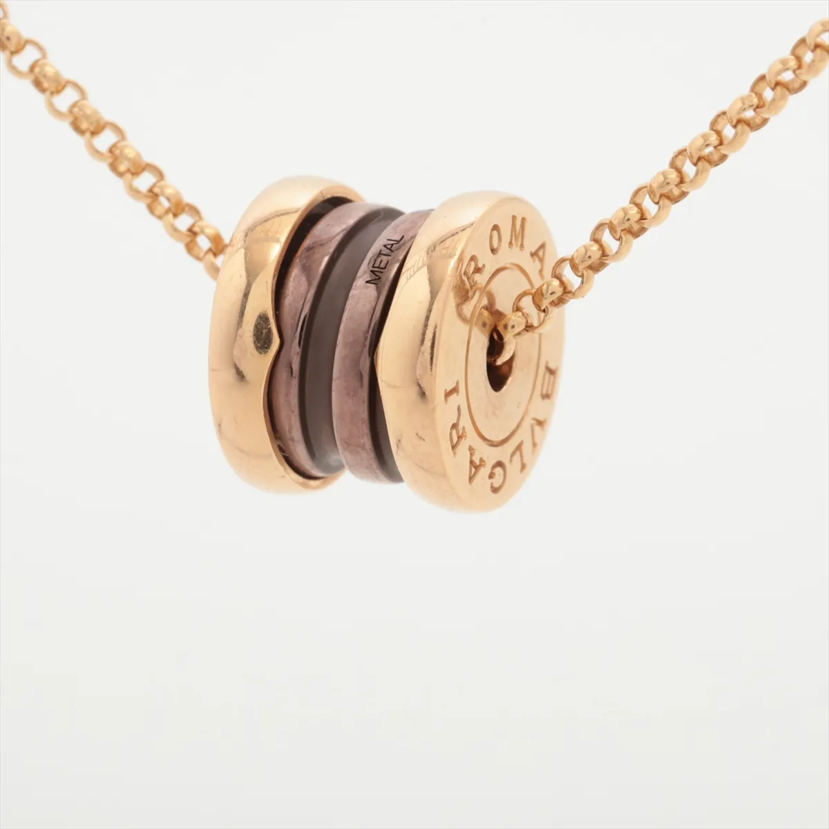 B.zero1 Roma Necklace 750 (PG) x Metal V3KS6T (Some wear and dents on the metal) — view 2