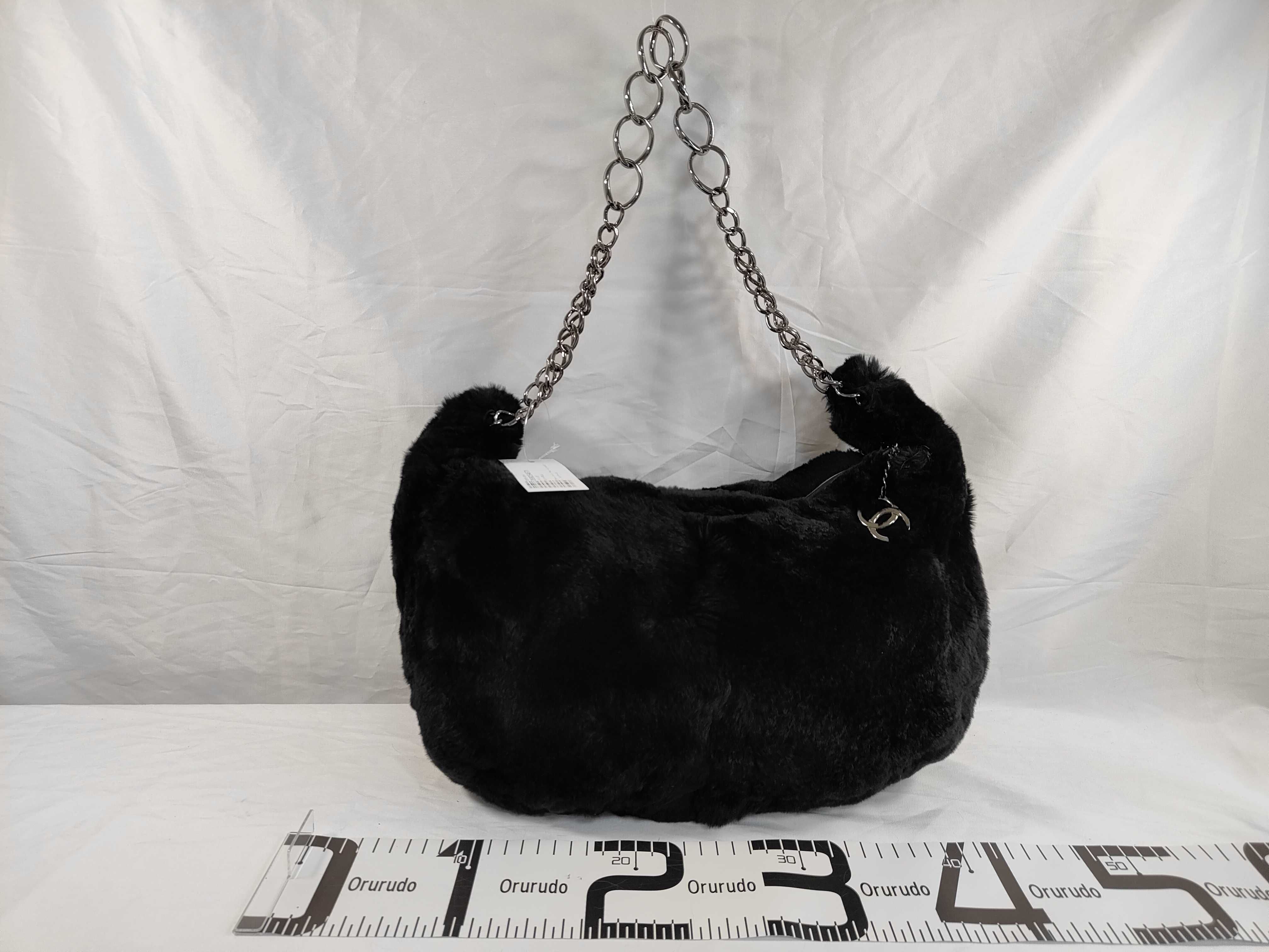 Coco Mark Fur Bag Chain Shoulder Bag — view 2
