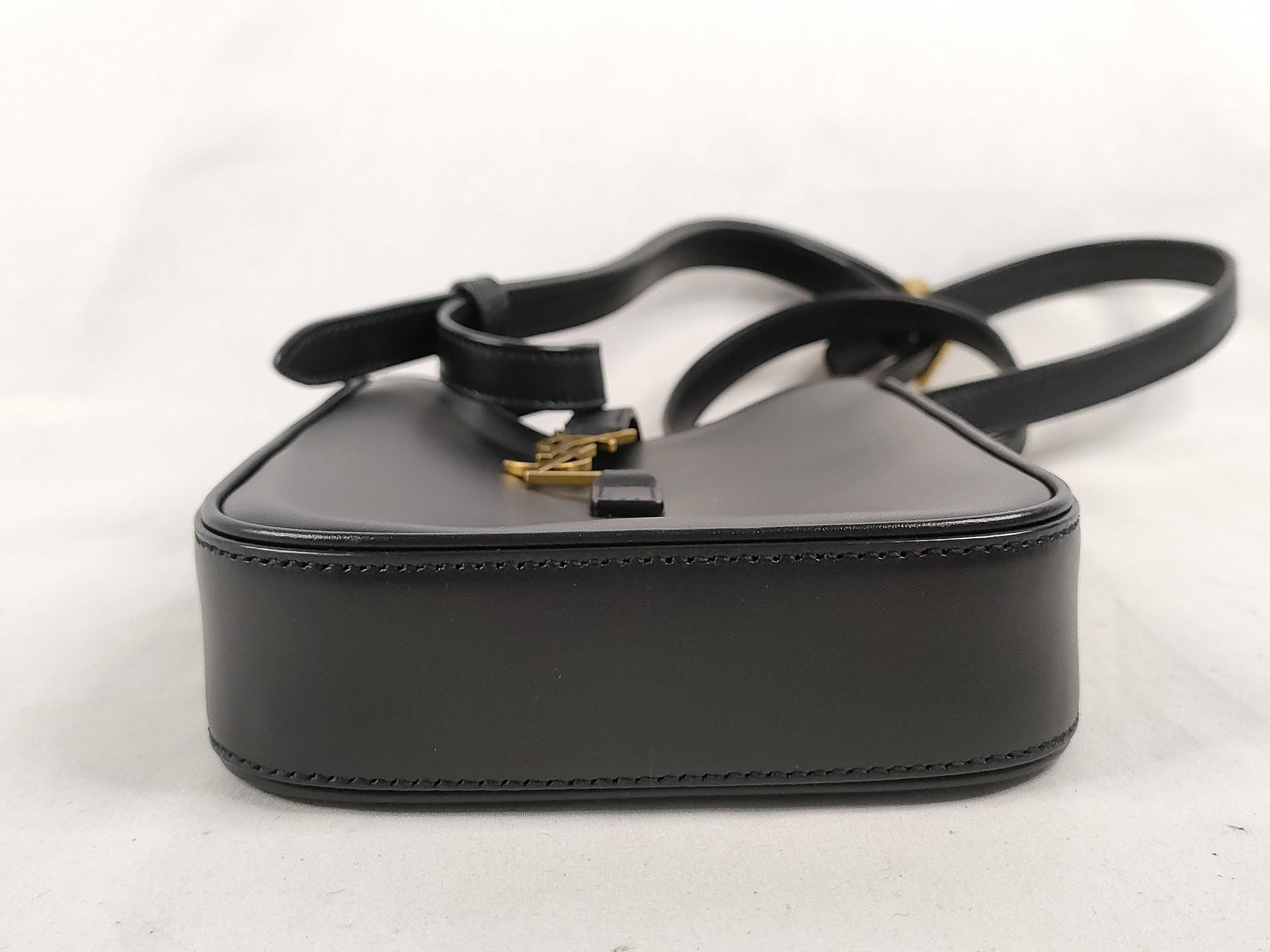 Vertical Mini 735214 Black Leather Shoulder Bag — view 7