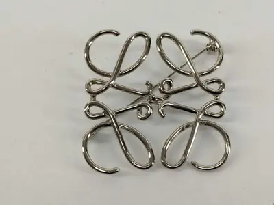 Anagram Silver Brooch with Dust Bag and Box