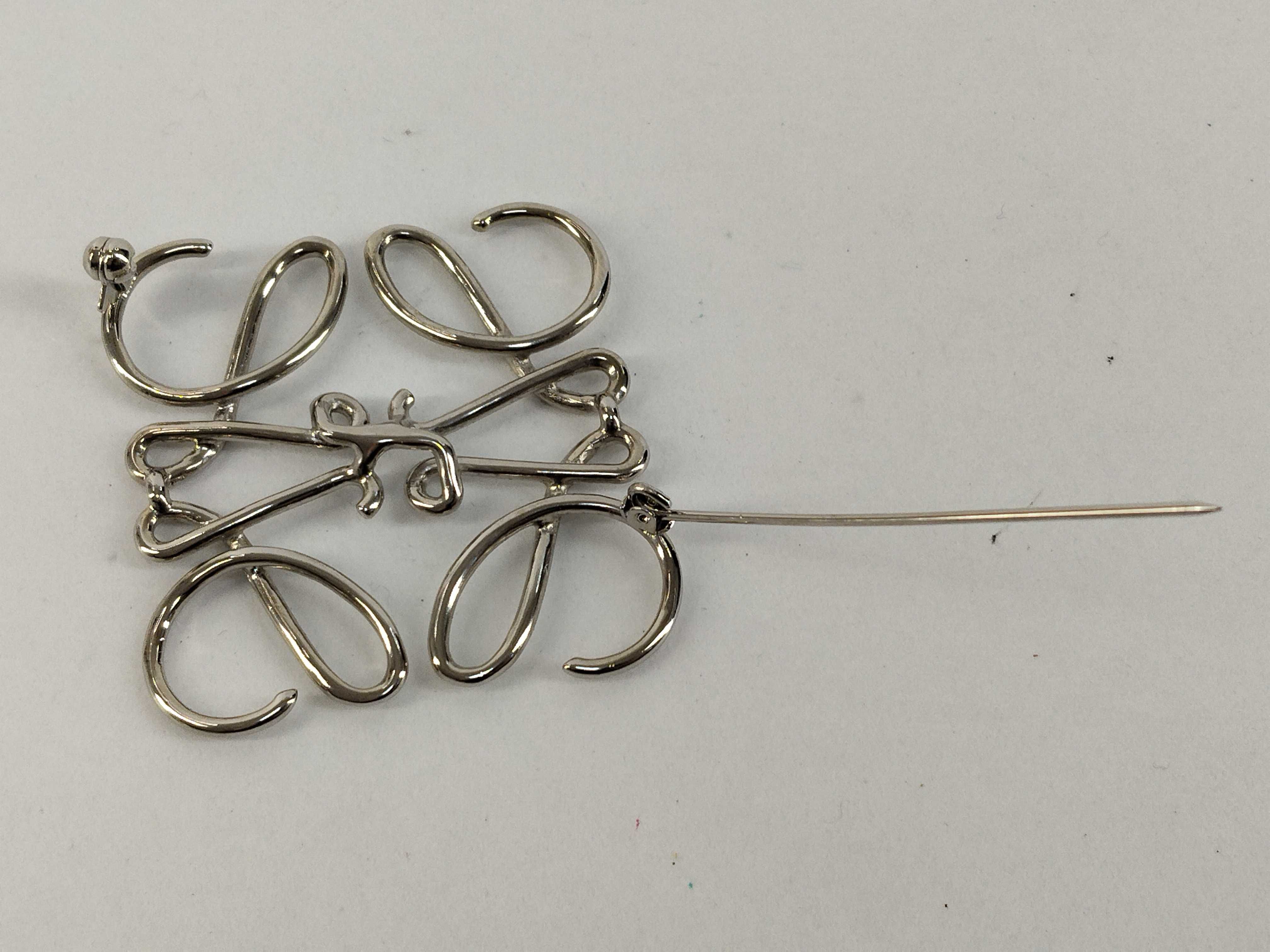 Anagram Silver Brooch with Dust Bag and Box — view 3